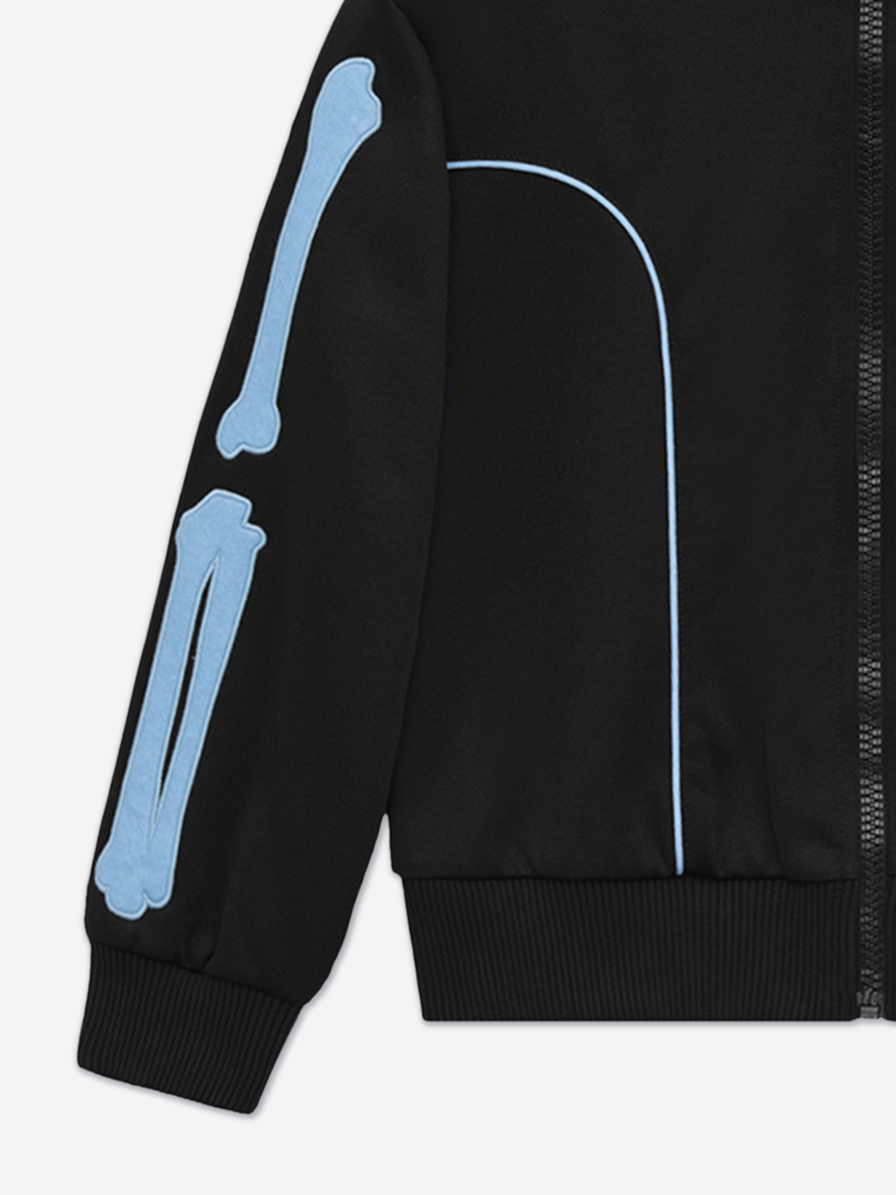 Kids Bones Track Jacket in Black New Arrival