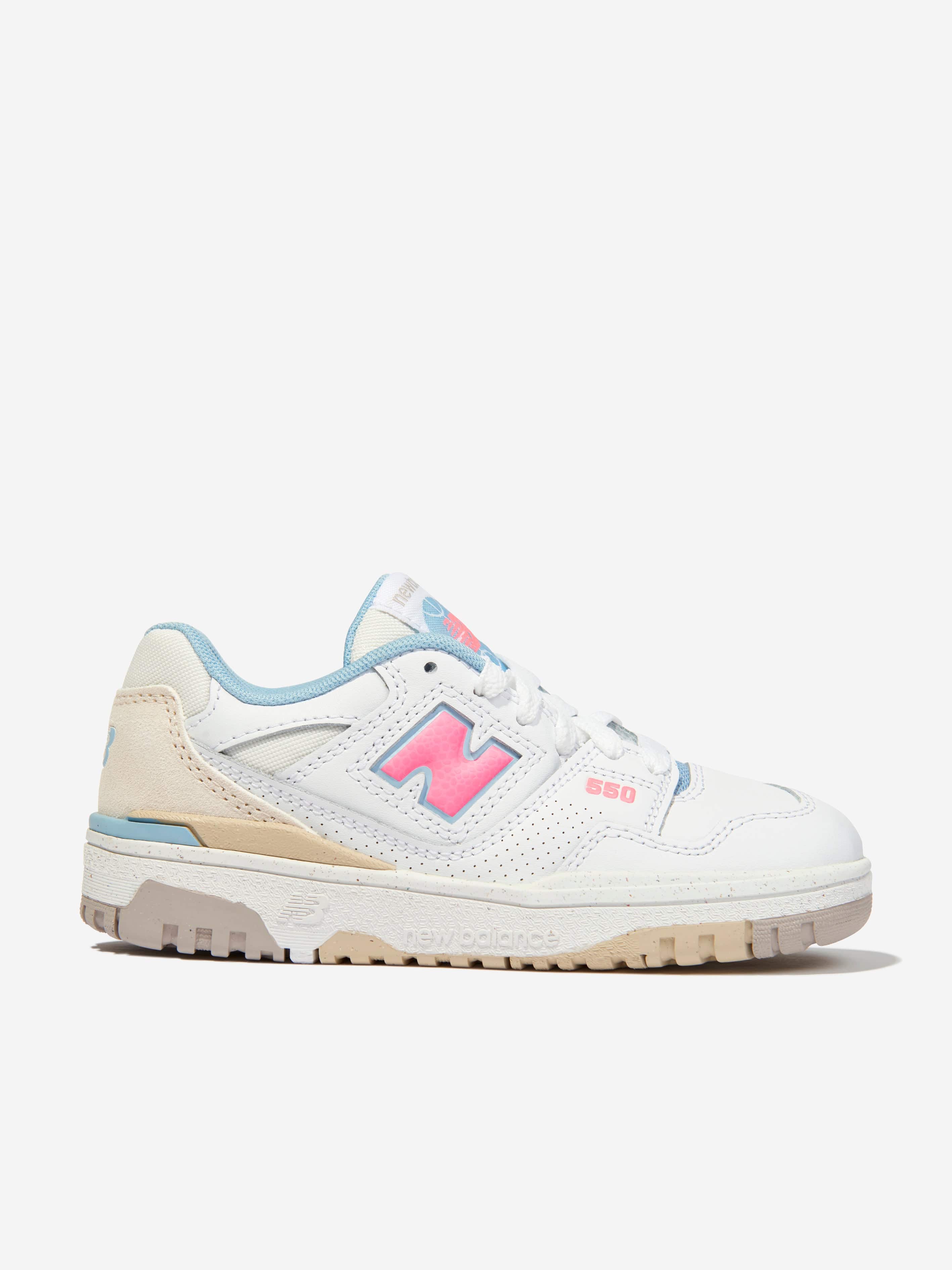 New Balance Girls B550 Trainers in White Clearance Order