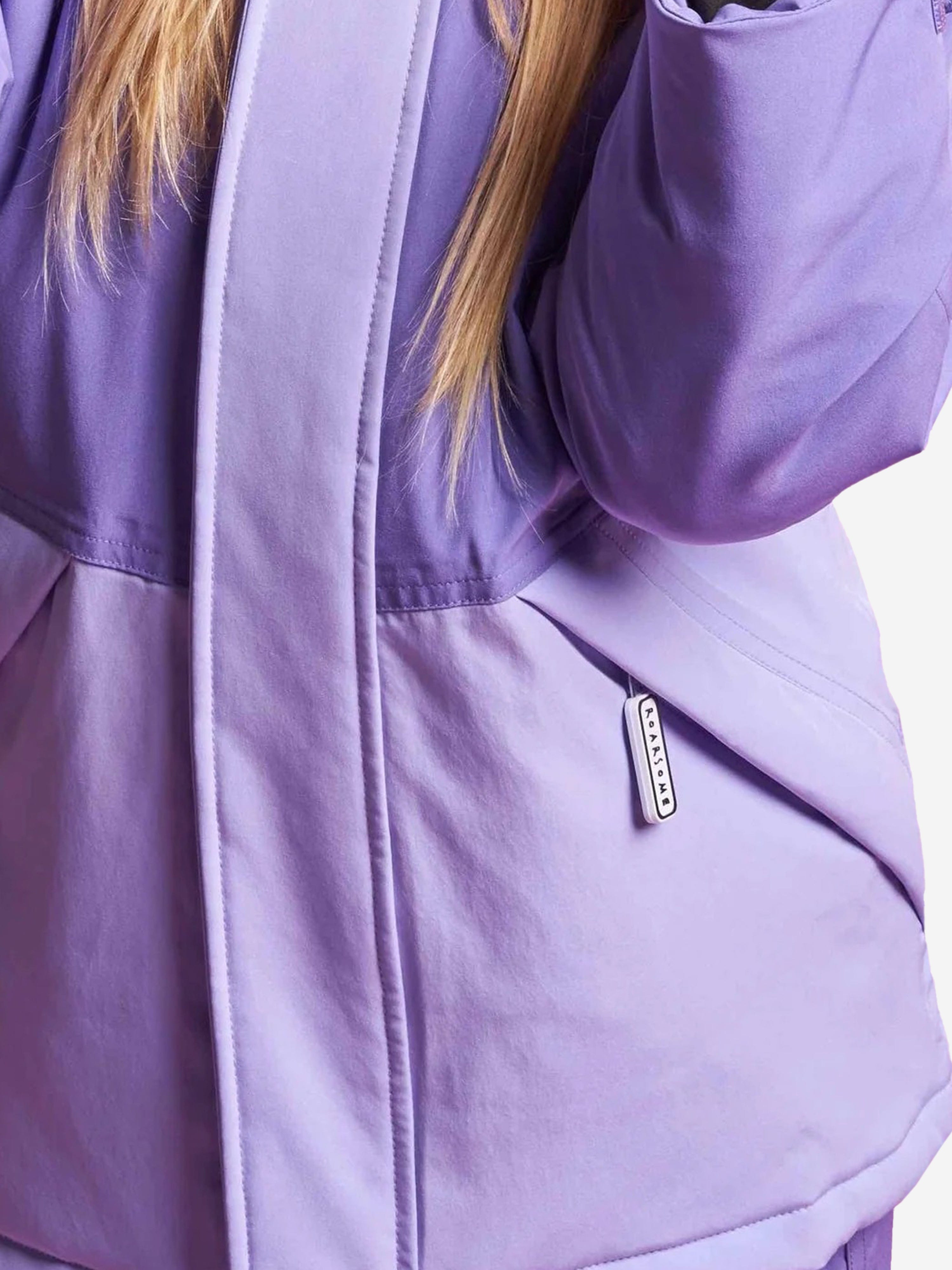 Roarsome Girls Sparkle The Unicorn Parka Ski Jacket in Purple Sale Choice