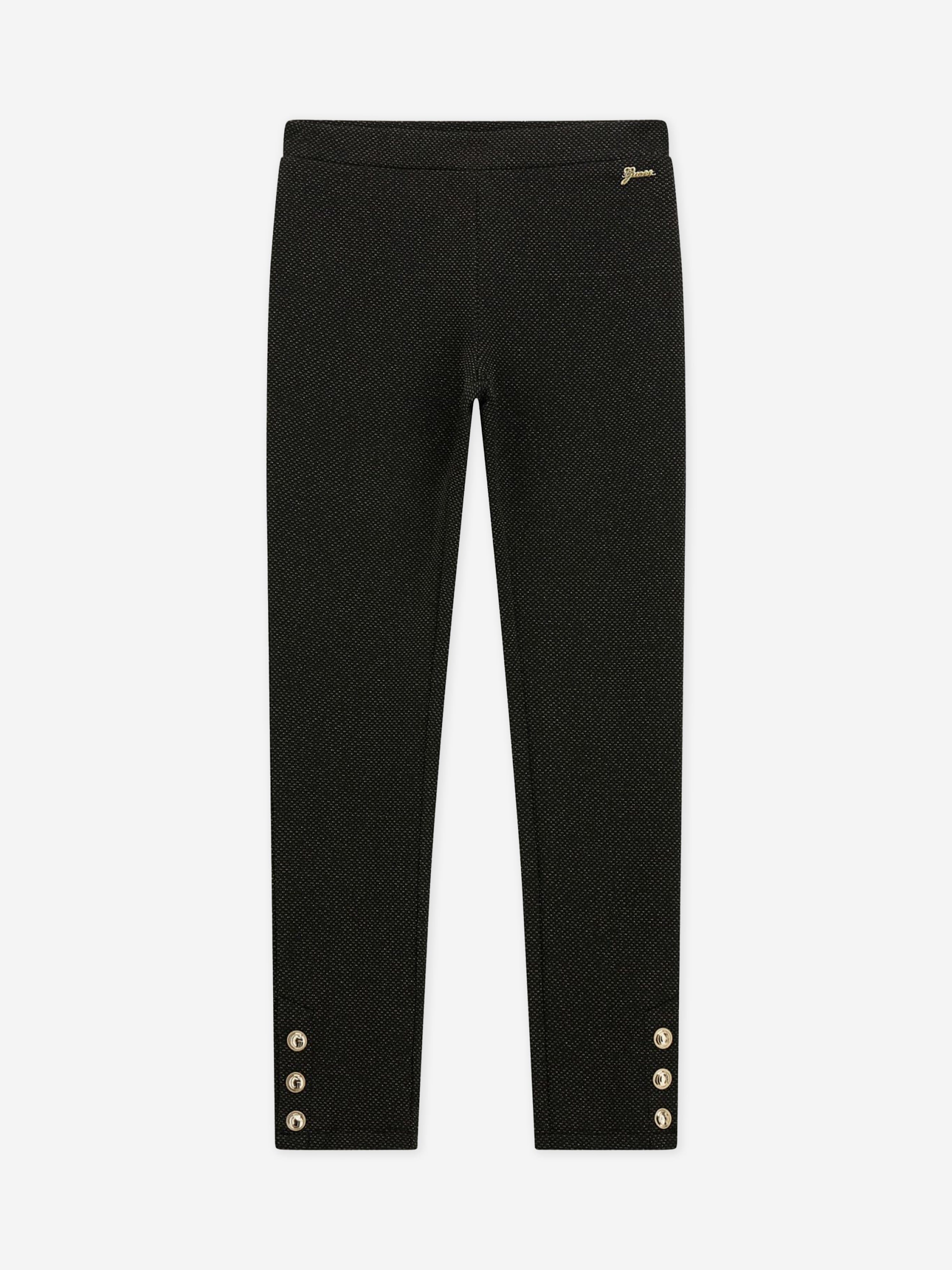 Guess Girls Jacquard Leggings in Black Cheap From China