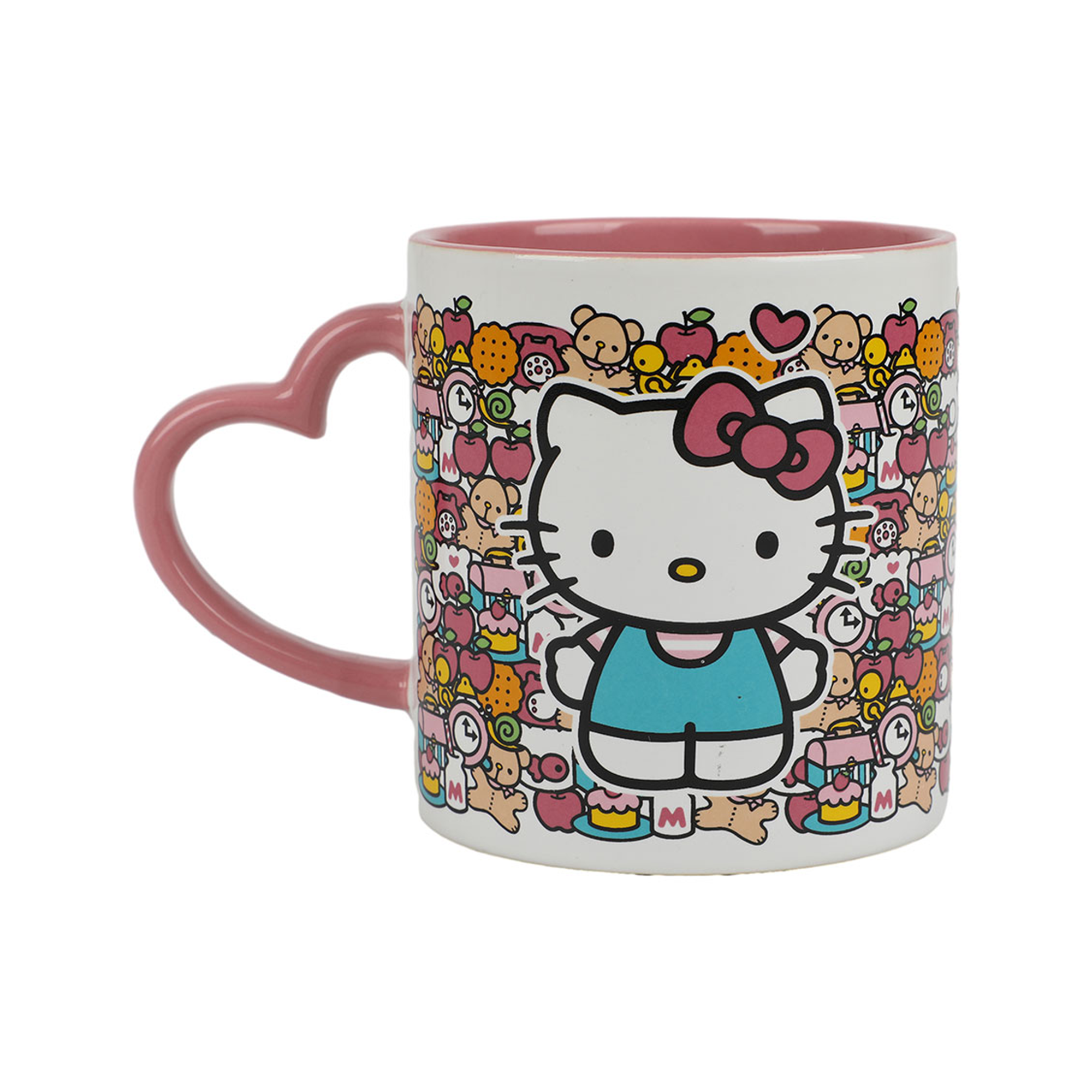 Hello Kitty 16oz Heart Handle Ceramic Mug Manchester