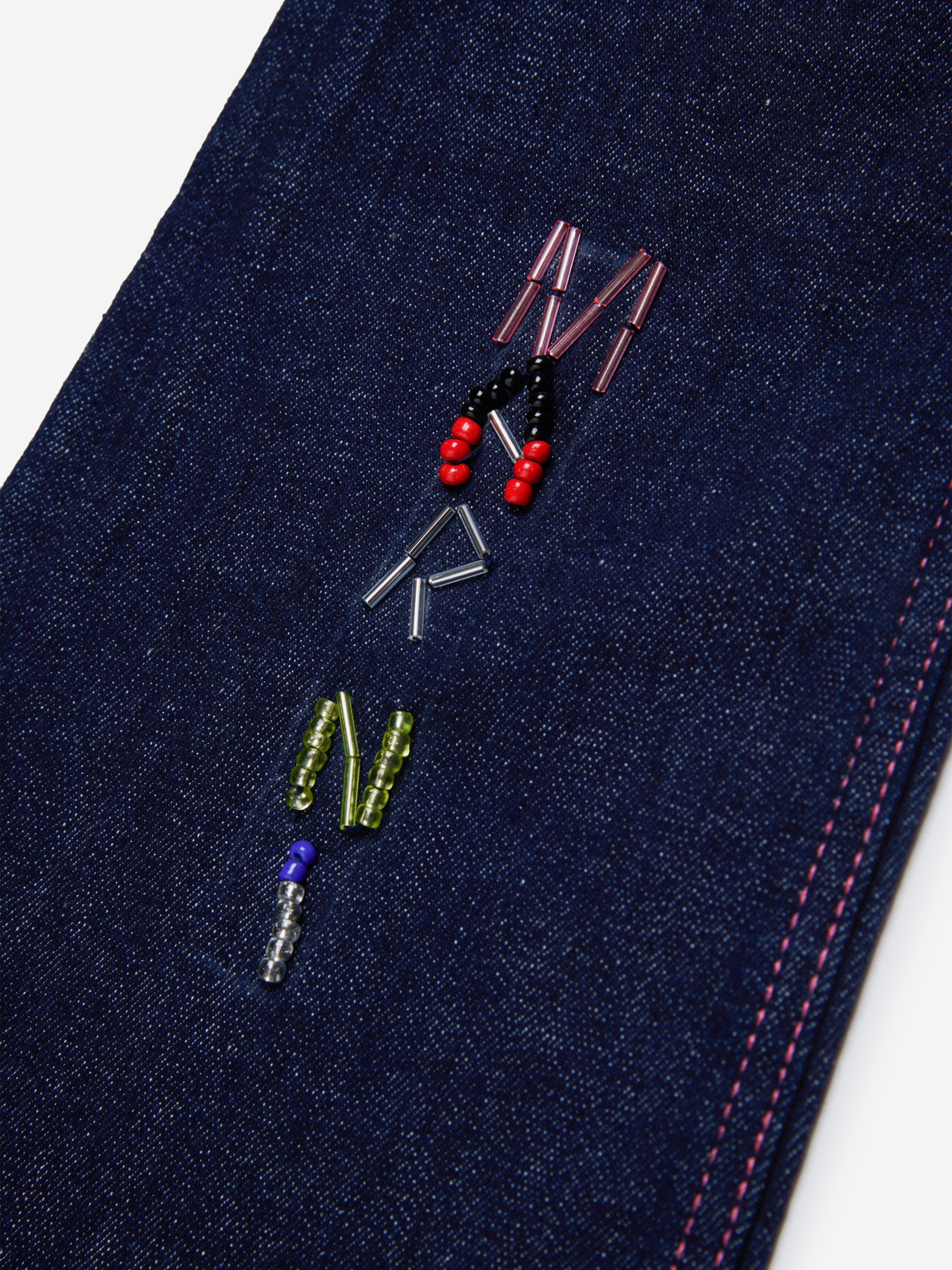 MARNI Girls Flared Jeans in Blue Cheap Pictures