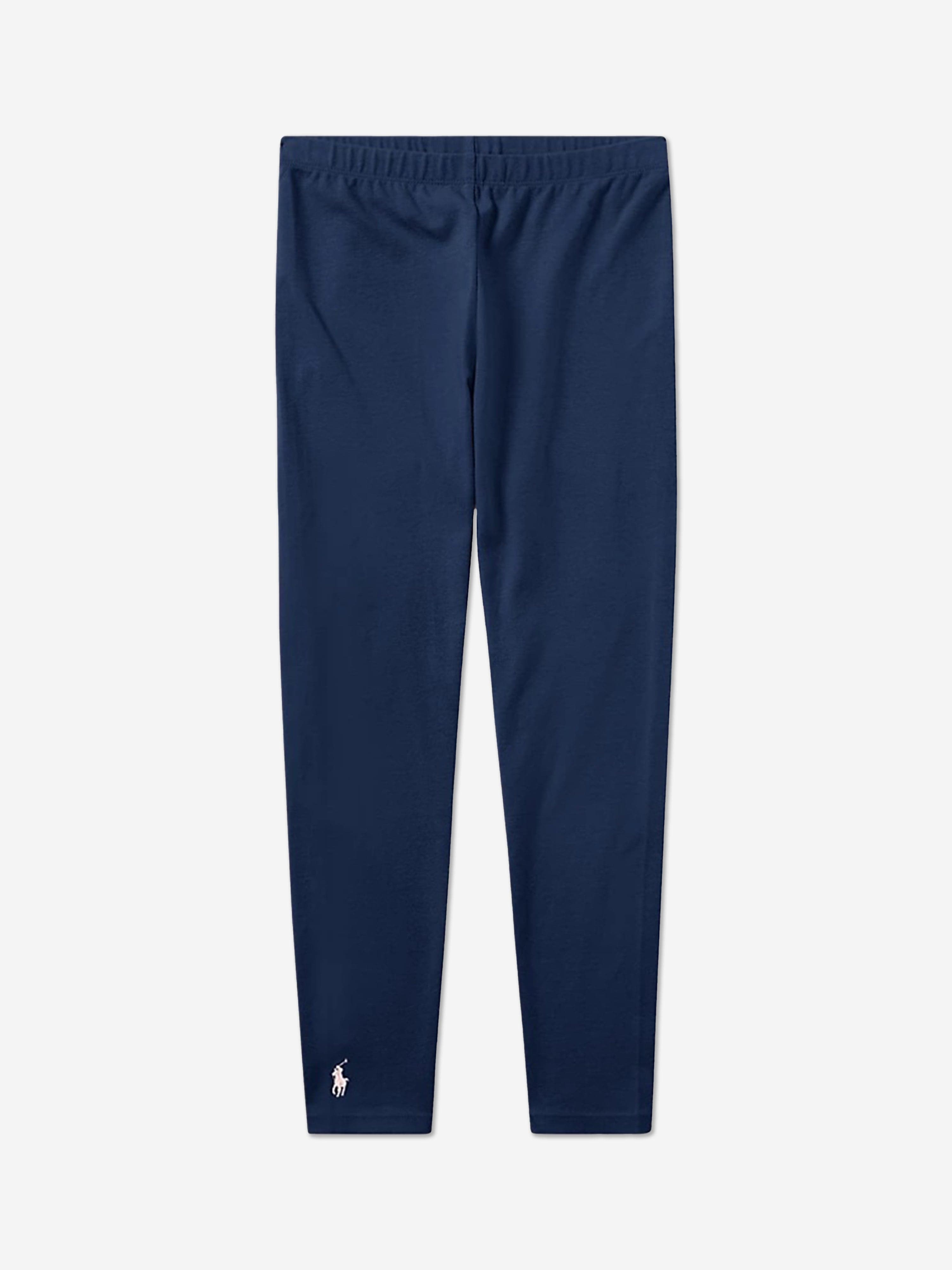 Ralph Lauren Baby Girls Logo Leggings in Navy Wiki Cheap Pice
