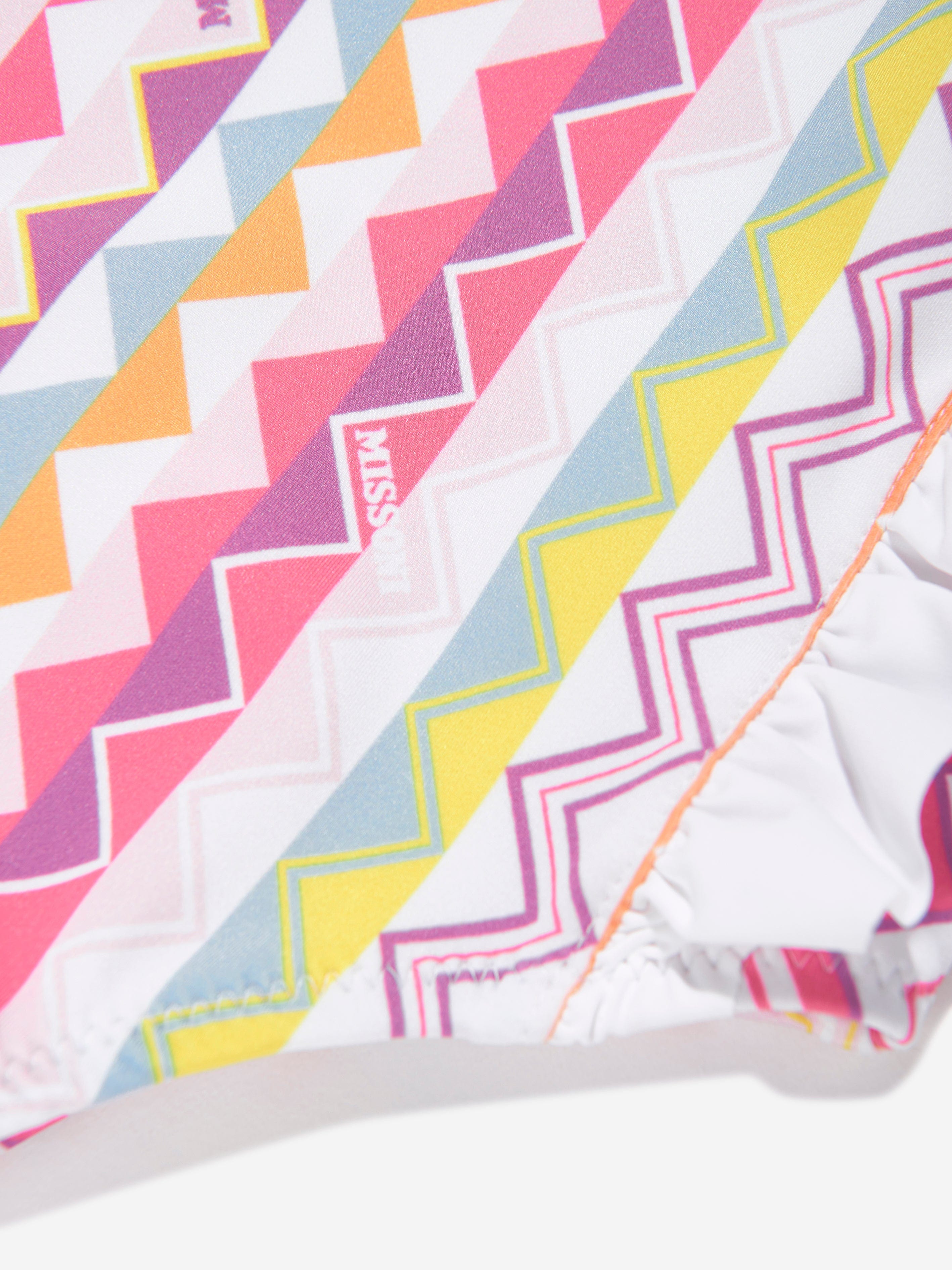 Baby Girls Zigzag Swimsuit in Multicolour Tumblr Online