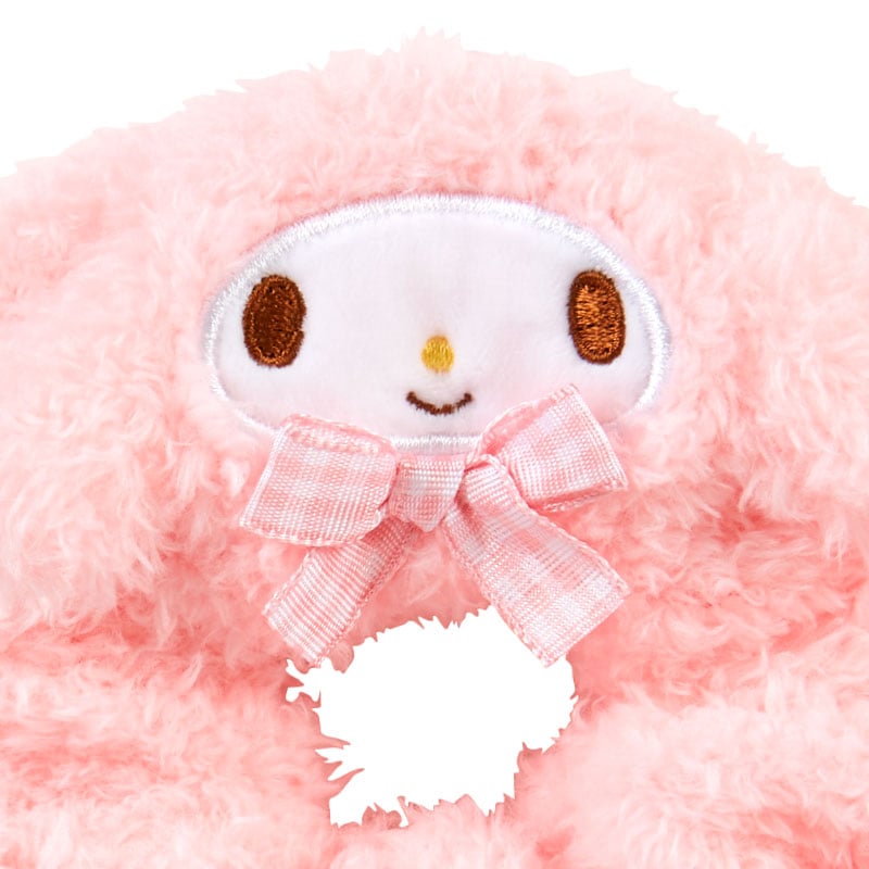 My Melody Cozy Plush Scrunchie (Gingham Bow) Official Site Sale Online