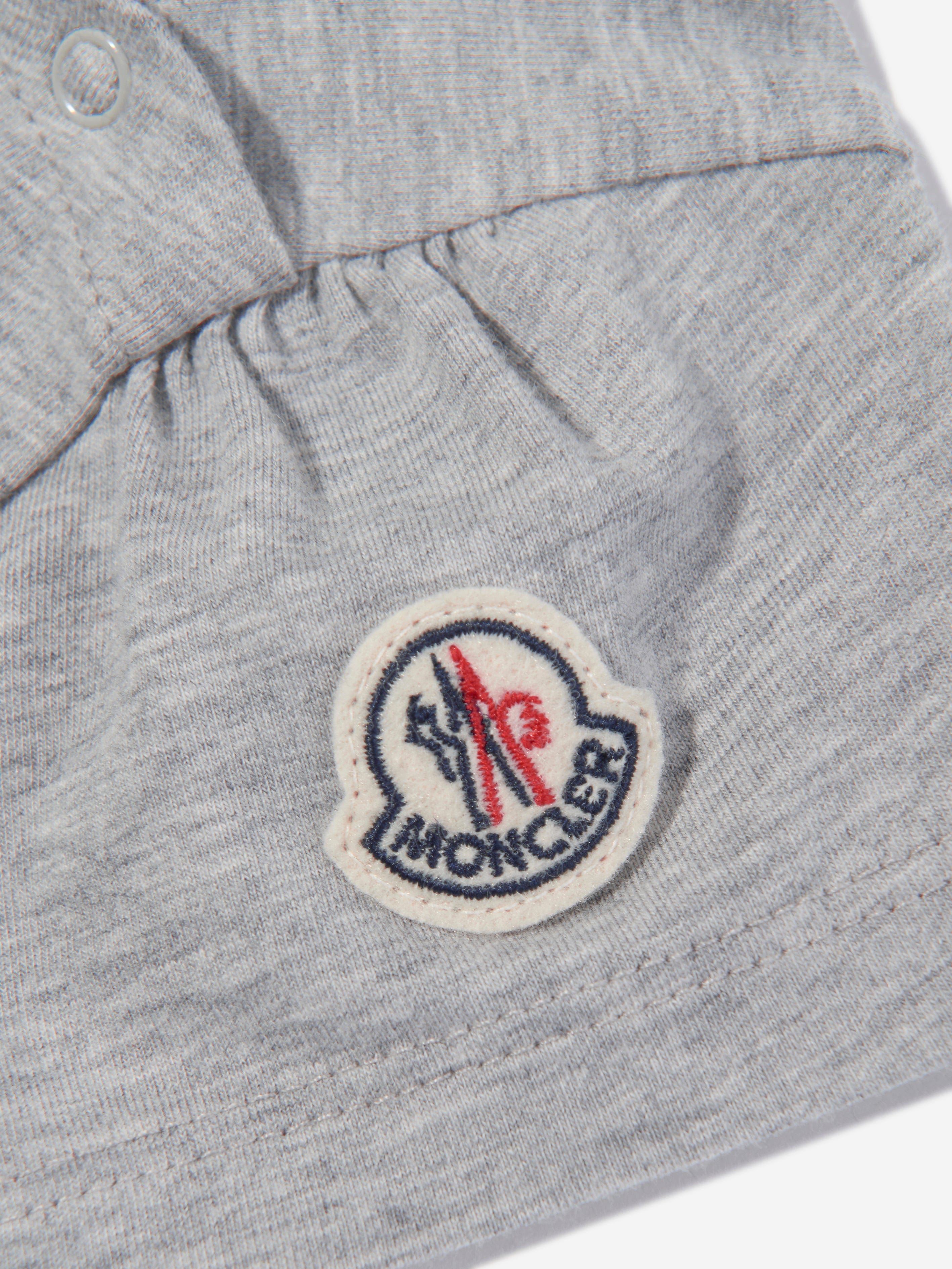 Moncler Enfant Baby Girls Bear T-Shirt in Grey Free Shipping With Paypal