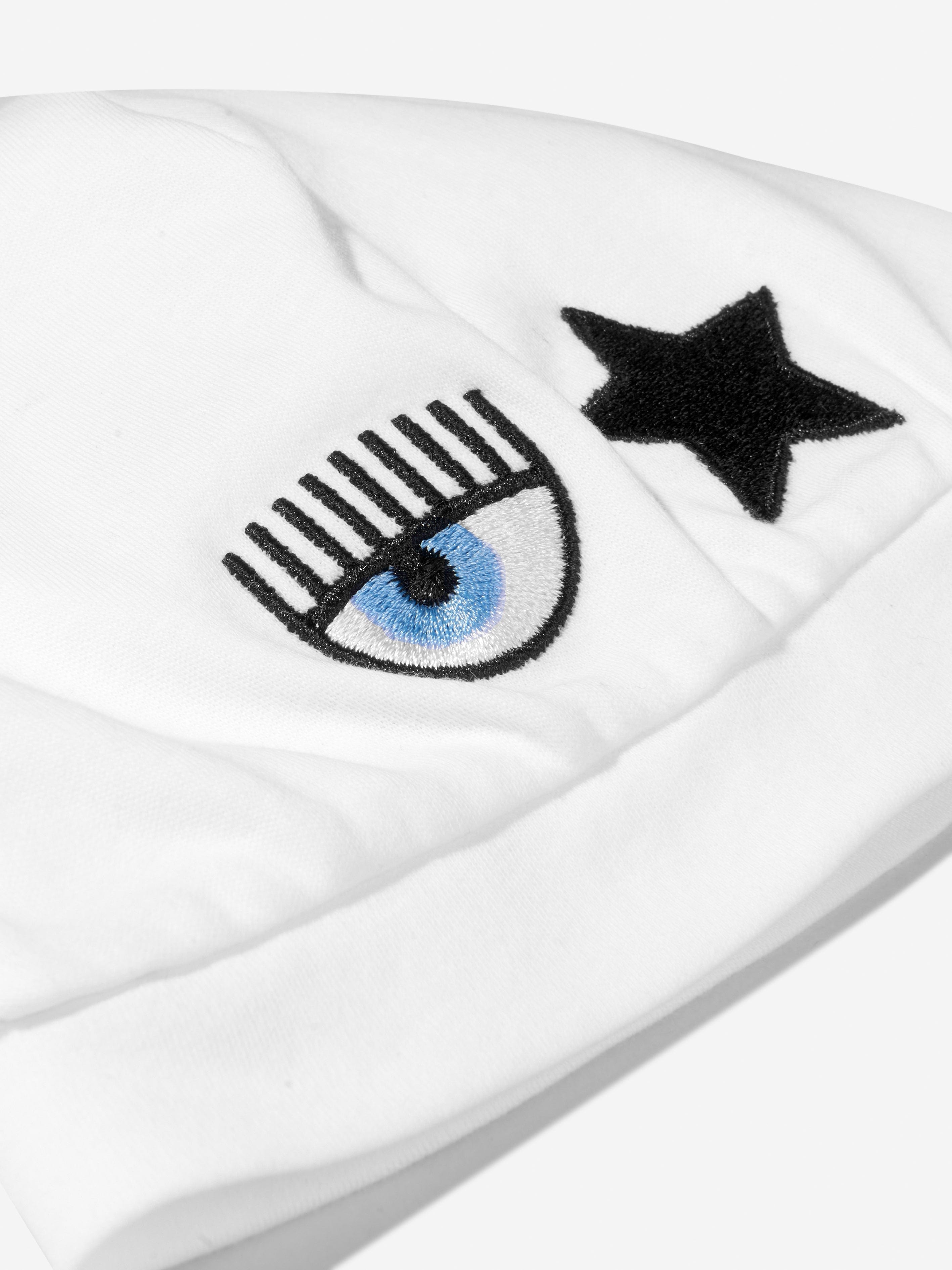 Chiara Ferragni Baby Girs Cotton Eyestar Hat Outlet Where Can You Find