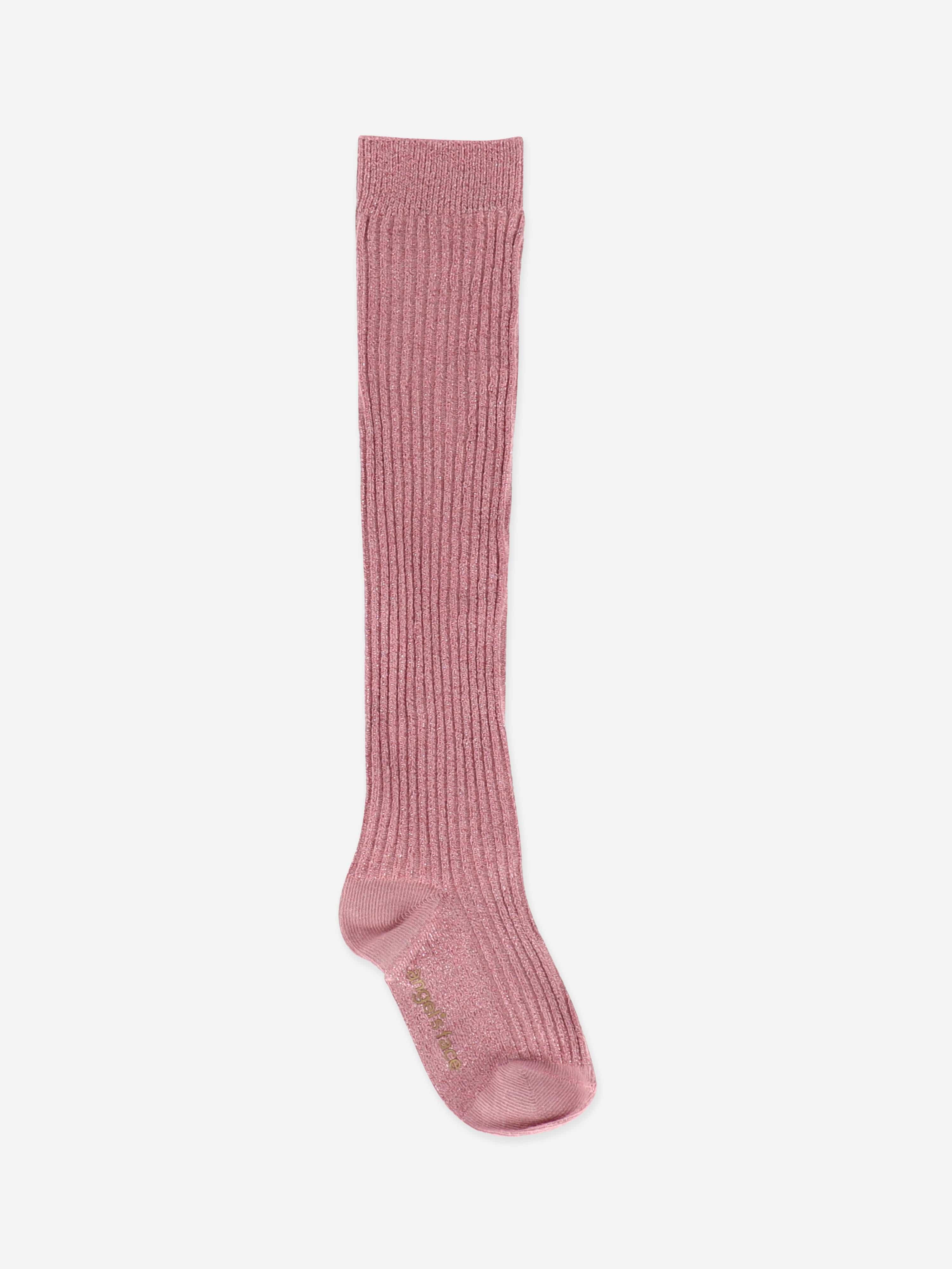 Angels Face Girls Lucy Sparkle Socks in Pink Visa Payment For Sale