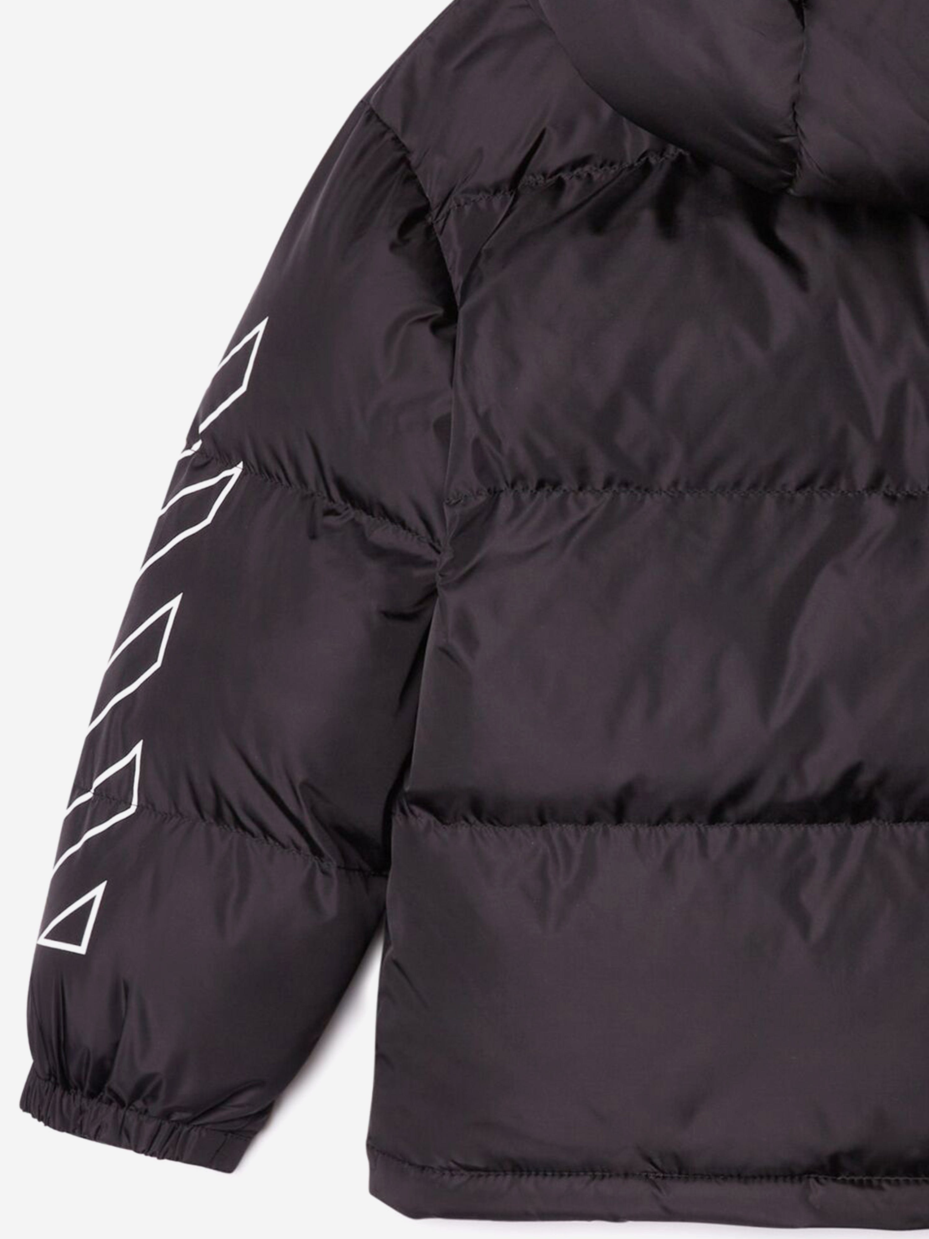 Off-White Kids Bookish Puffer Jacket in Black Clearance Exclusive