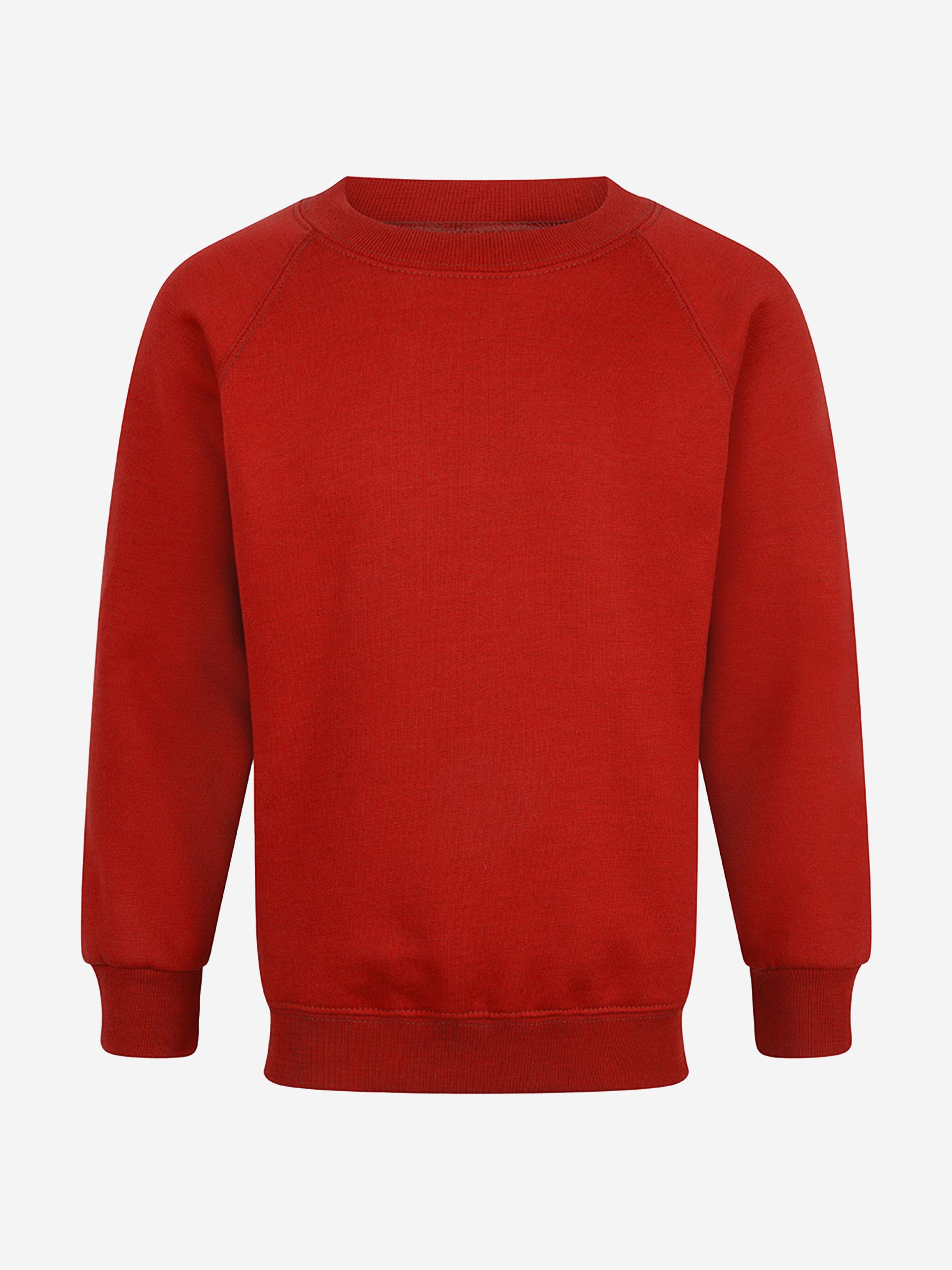 Zeco Kids School Crew Neck Sweatshirt in Red Supply Cheap Pice