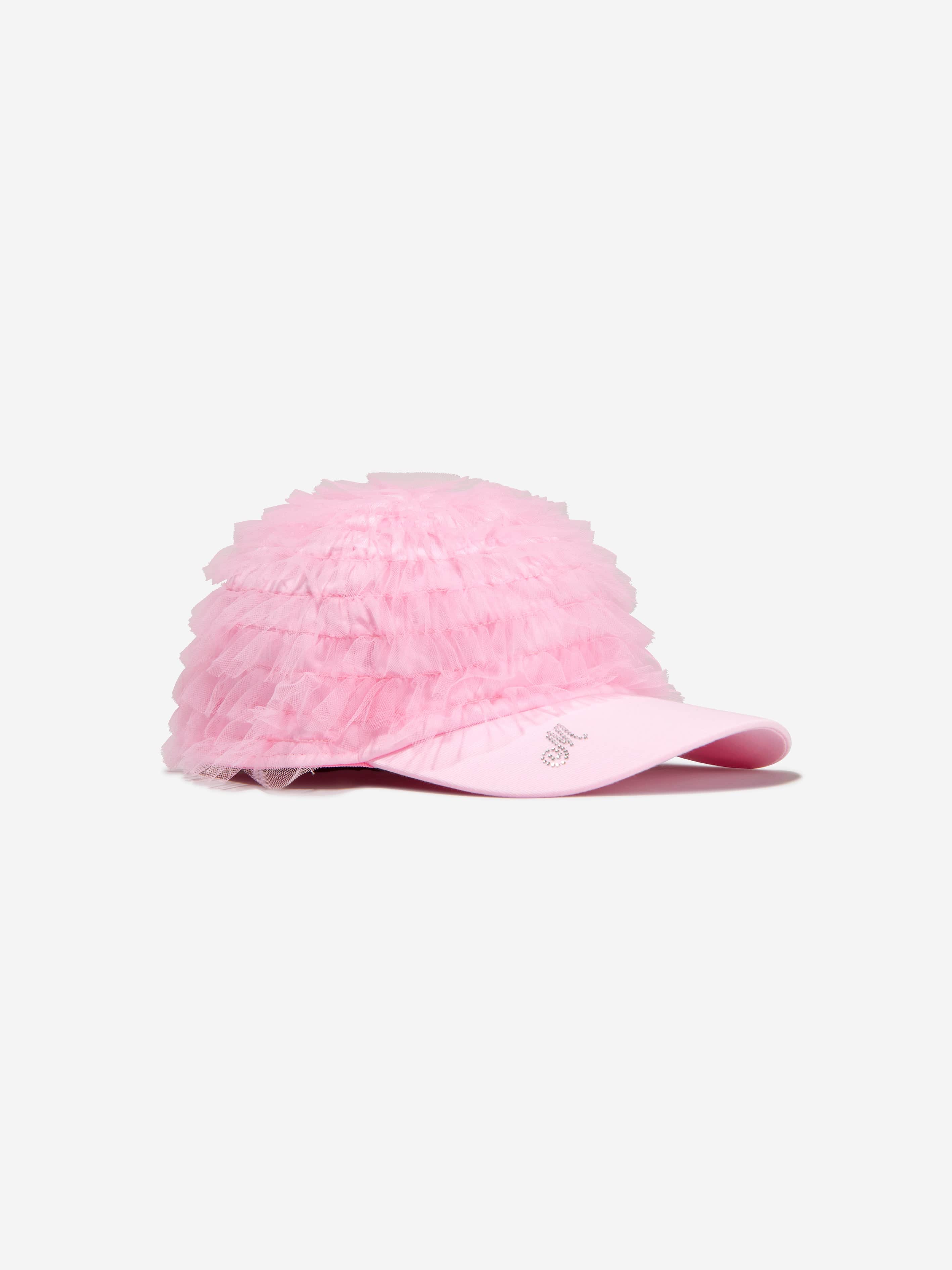 Monnalisa Girls Tulle Logo Cap Low Pice Fee Shipping Sale Online