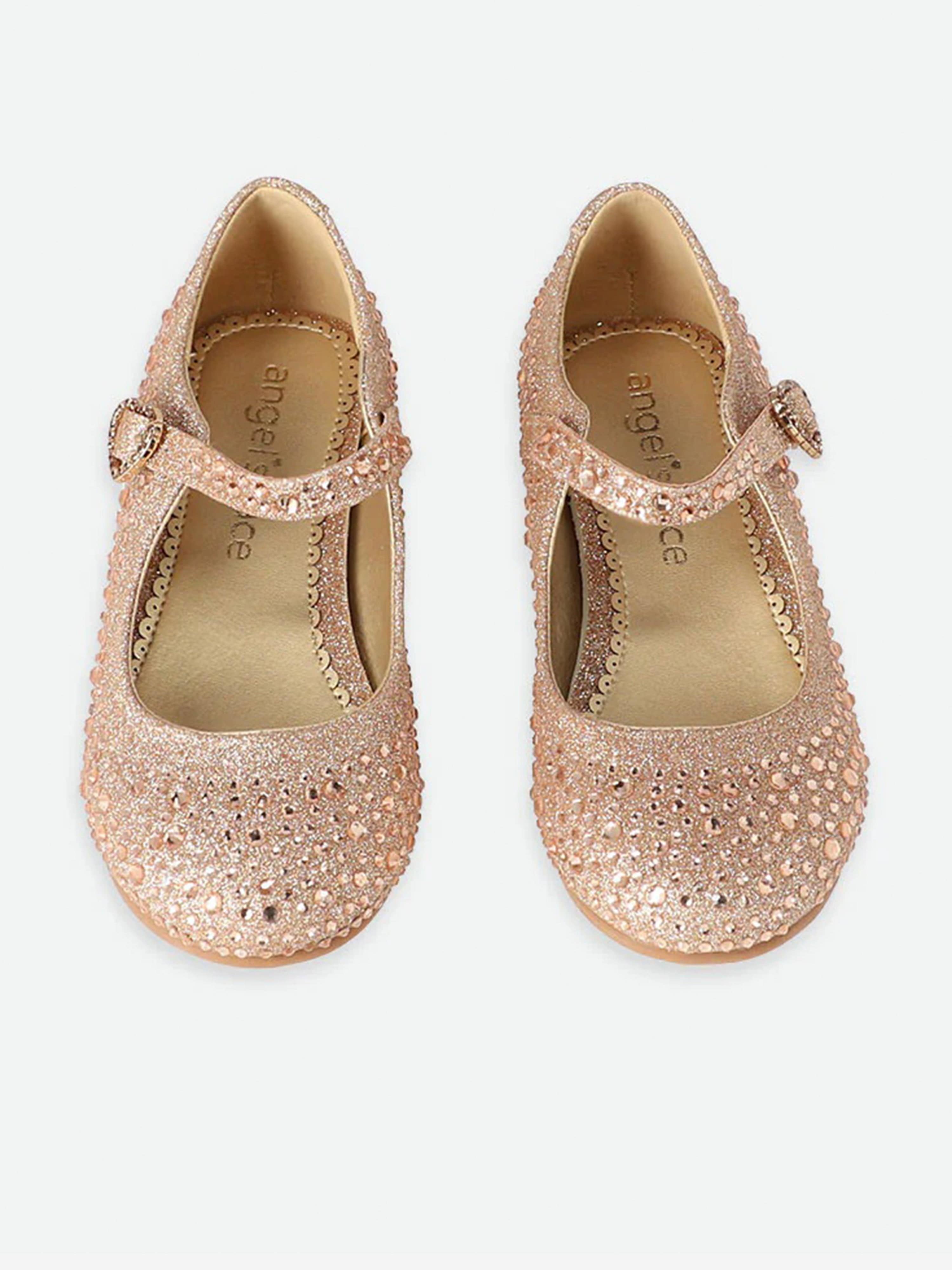 Angels Face Girls Lizzie Crystal Mary Jane Shoes in Pink Clearance Visit New