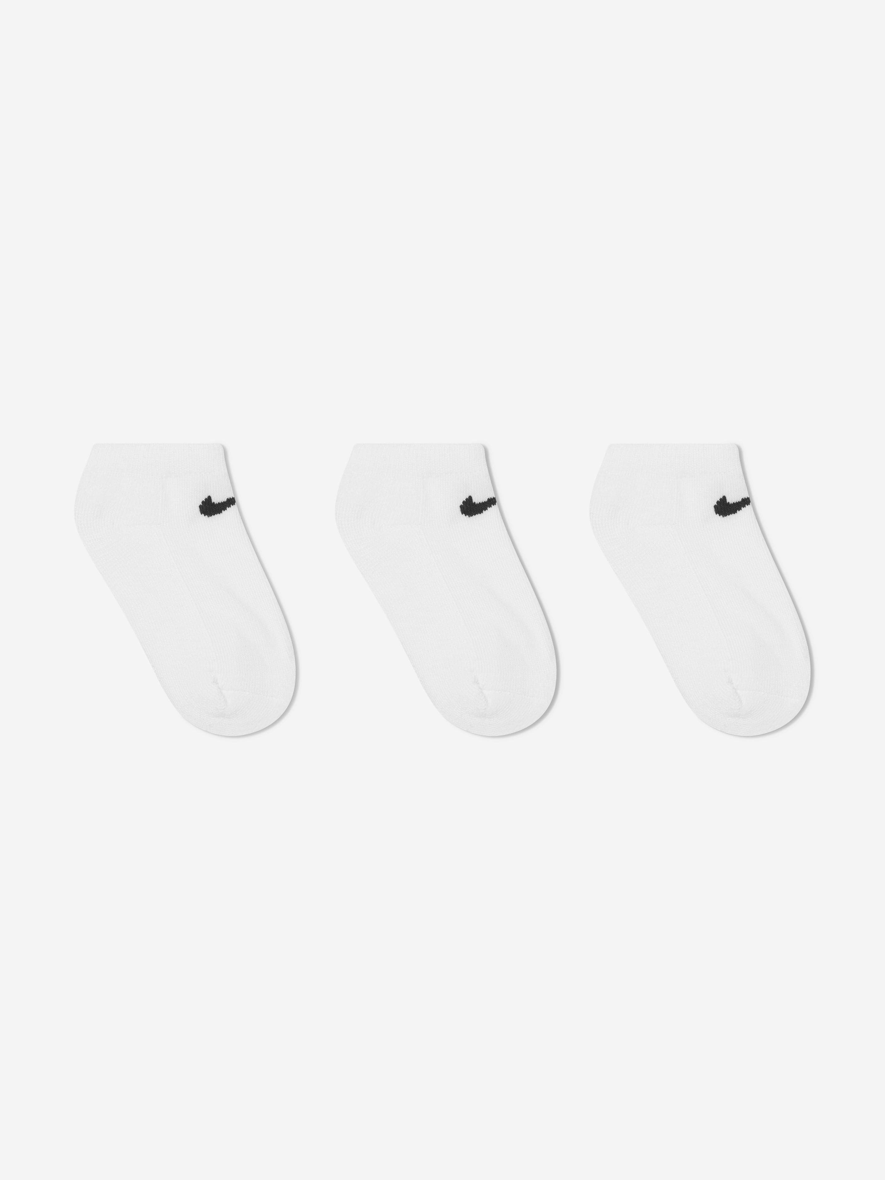 Nike Boys Basic No Show 3 Pack Socks Set in White Sale Sast