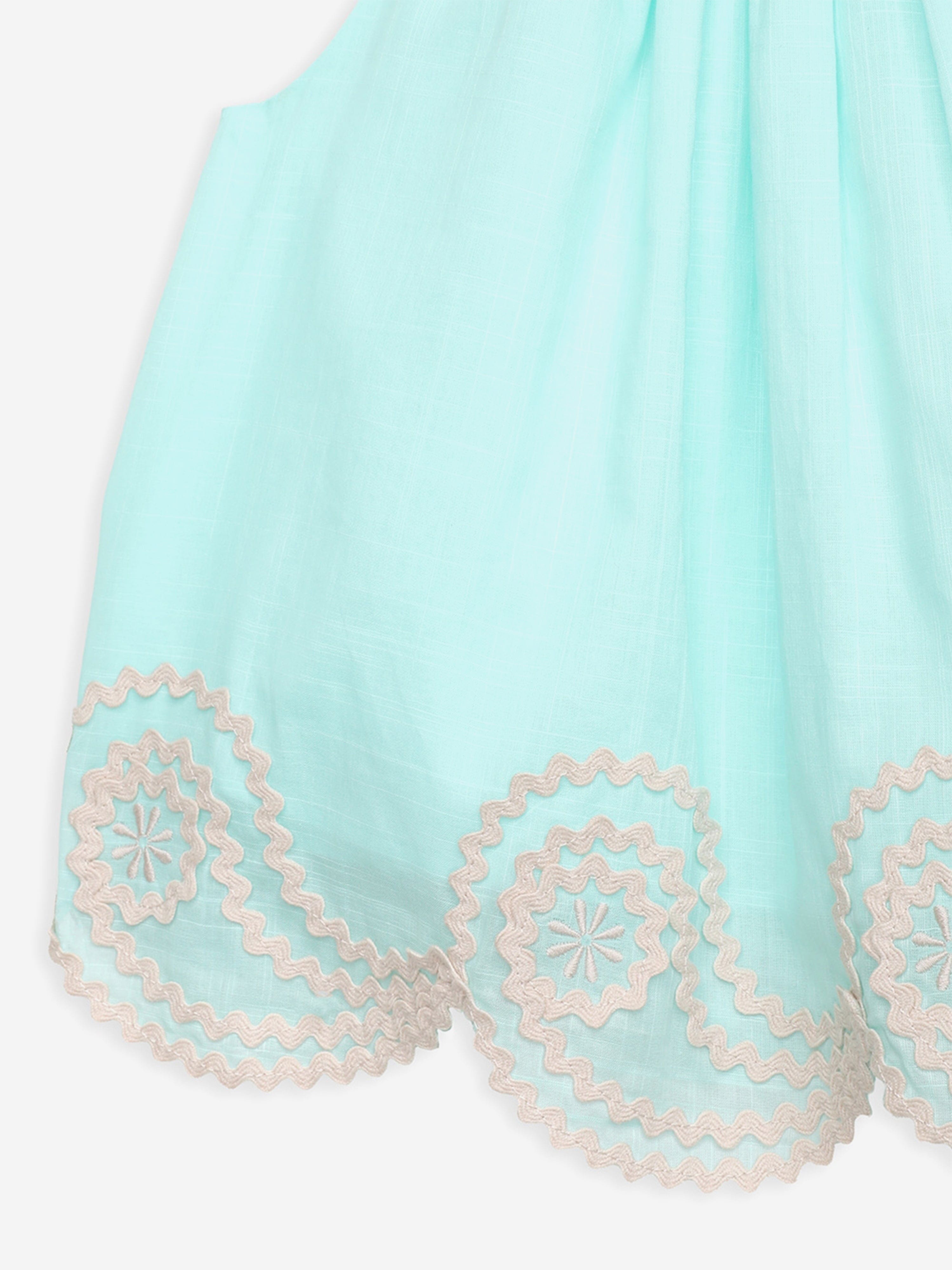 Zimmermann Girls Waverly Ric Rac Top in Blue Sale How Much