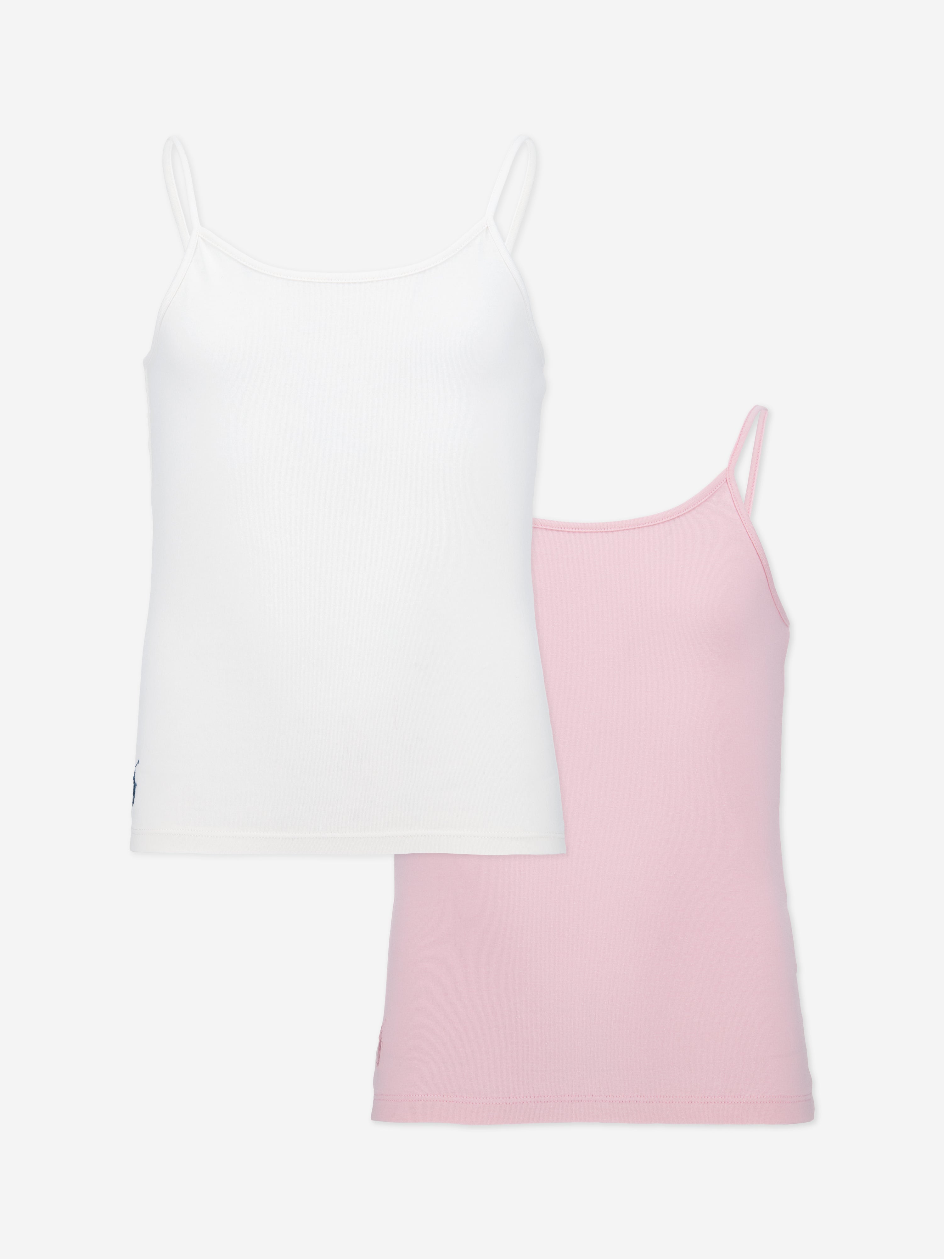 Ralph Lauren Girls 2 Pack Camisole Set in Pink Shop For Sale