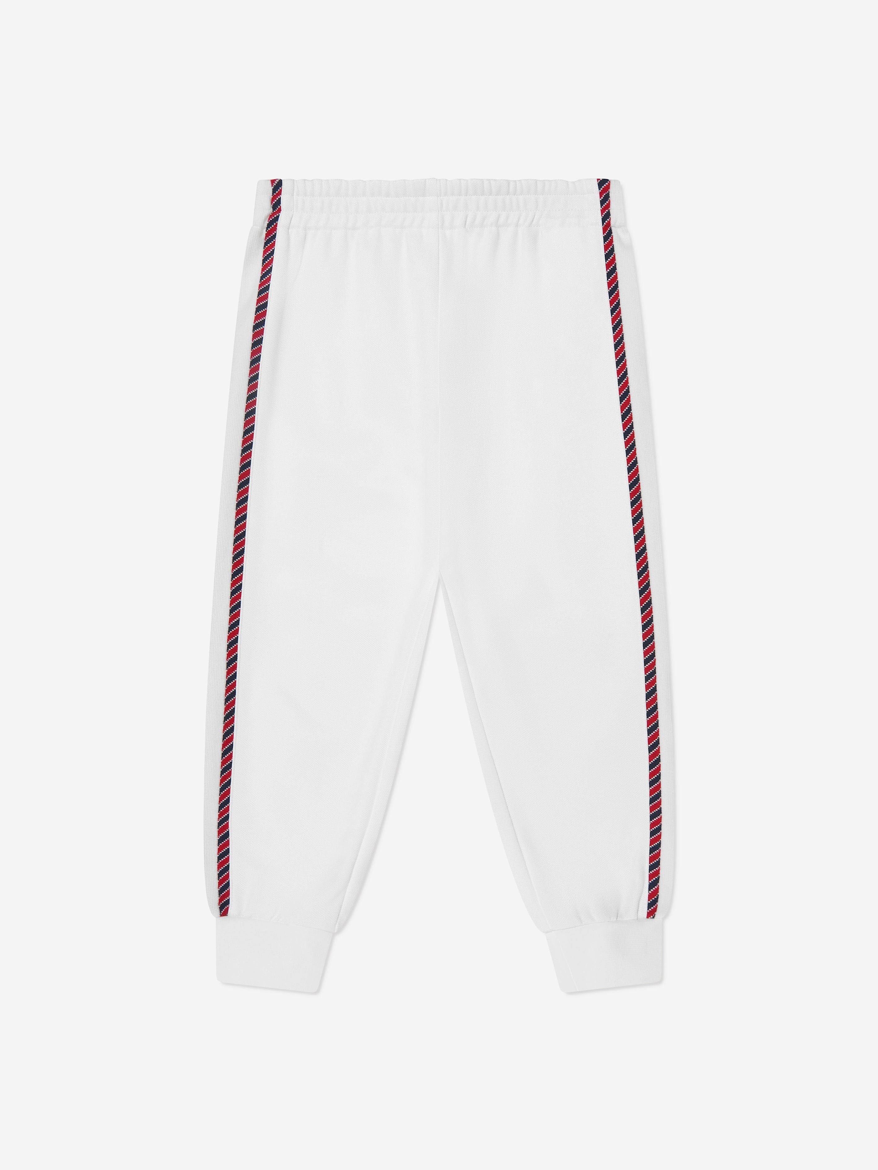 Gucci Girls Branded Joggers in White Online Online Cheap Online