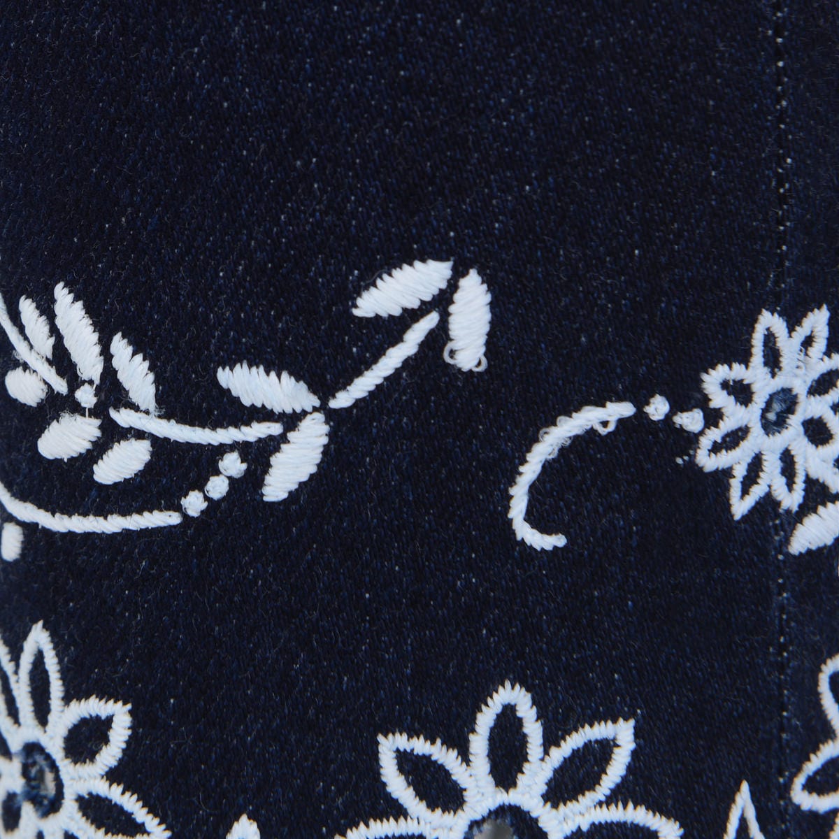 Fendi Baby Girls Denim Embroidered Jeans Sale Online Cheap