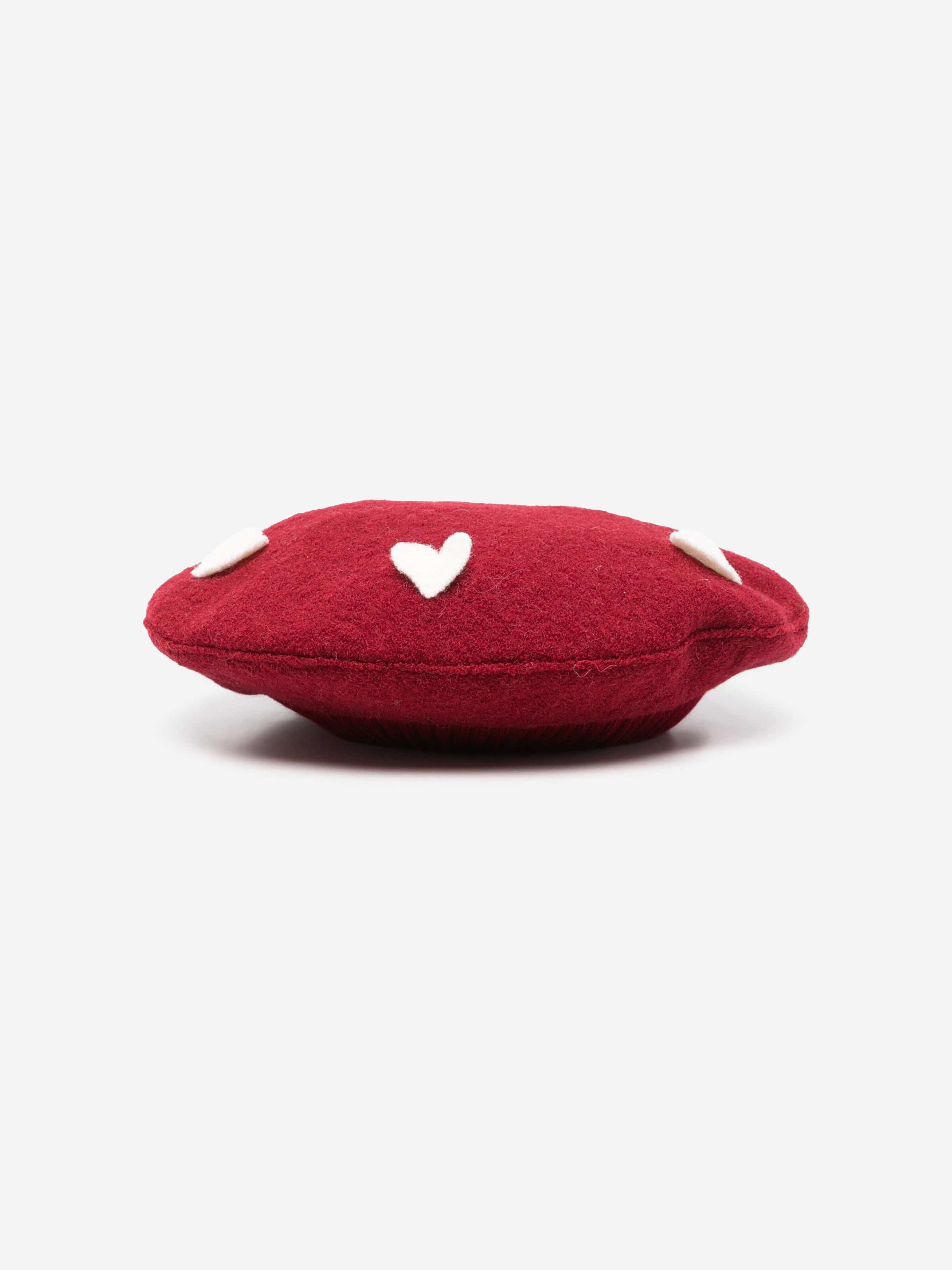 Monnalisa Baby Girls Wool Beret in Red Popular Sale Online