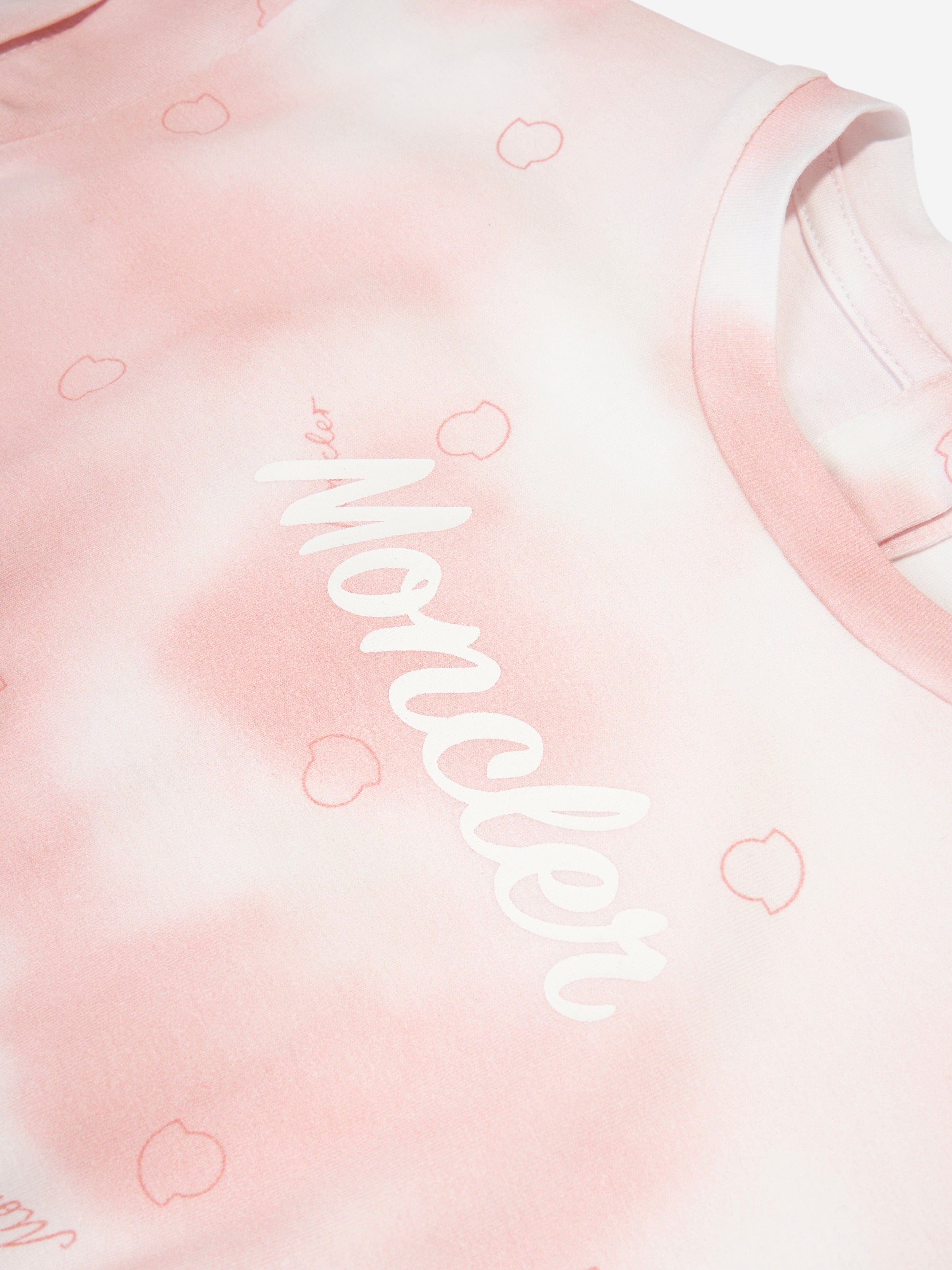 Moncler Enfant Baby Girls T-Shirt Dress in Pink Discount Recommend