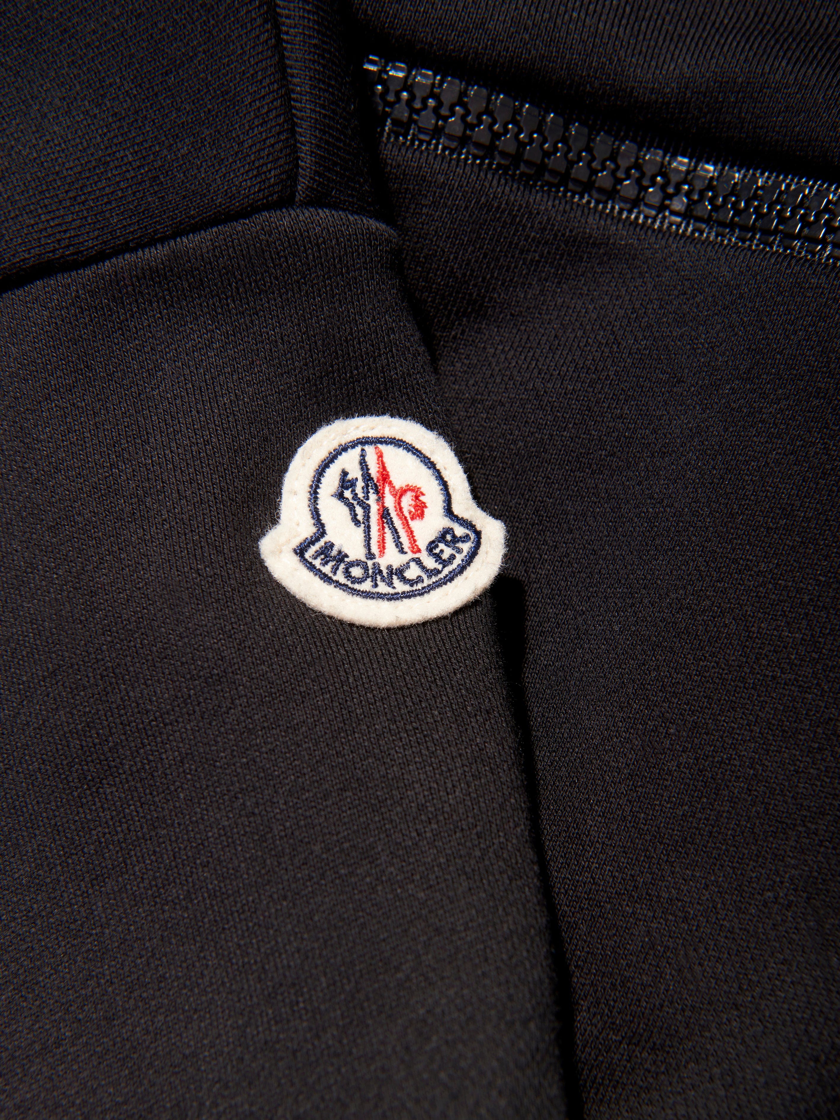 Moncler Enfant Girls Zip Up Hoodie in Black Store Cheap Online