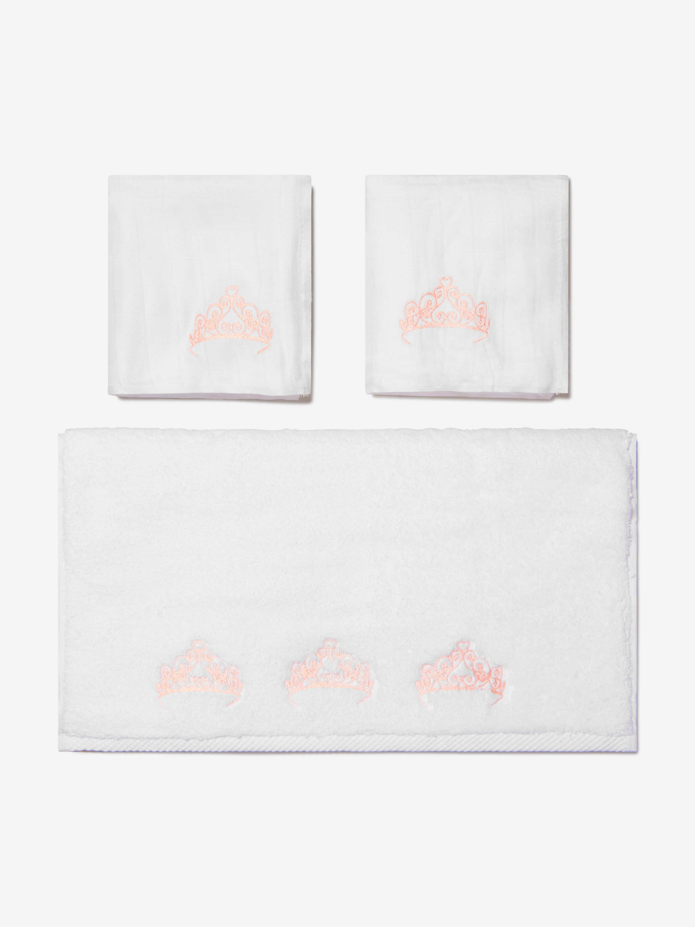 Cotton and Company Girls Organic Cotton Muslin And Cotton Crown Towel Set Buy Cheap From China