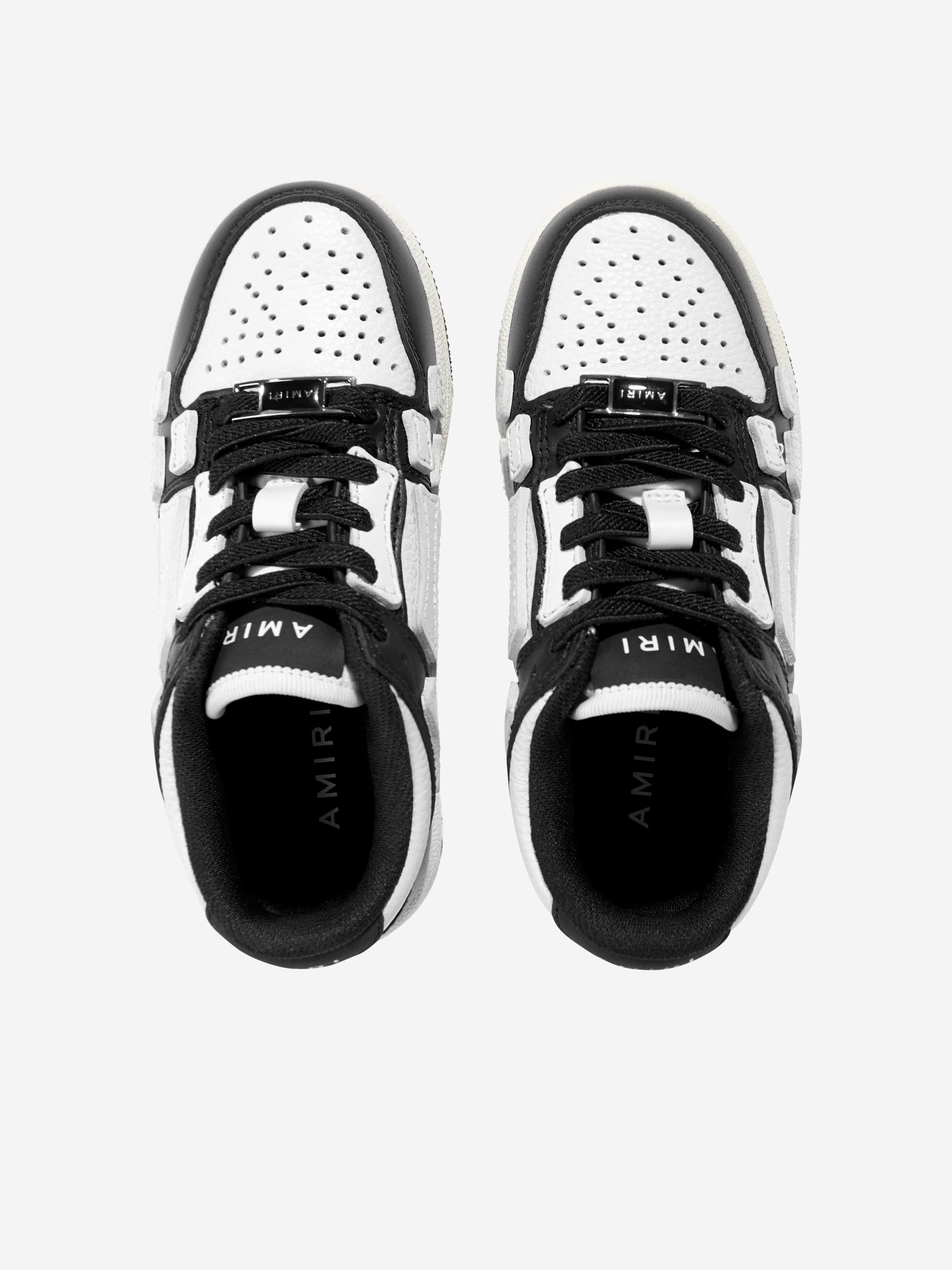 Kids Leather Skel Top Low Trainers in Black Cheap In China