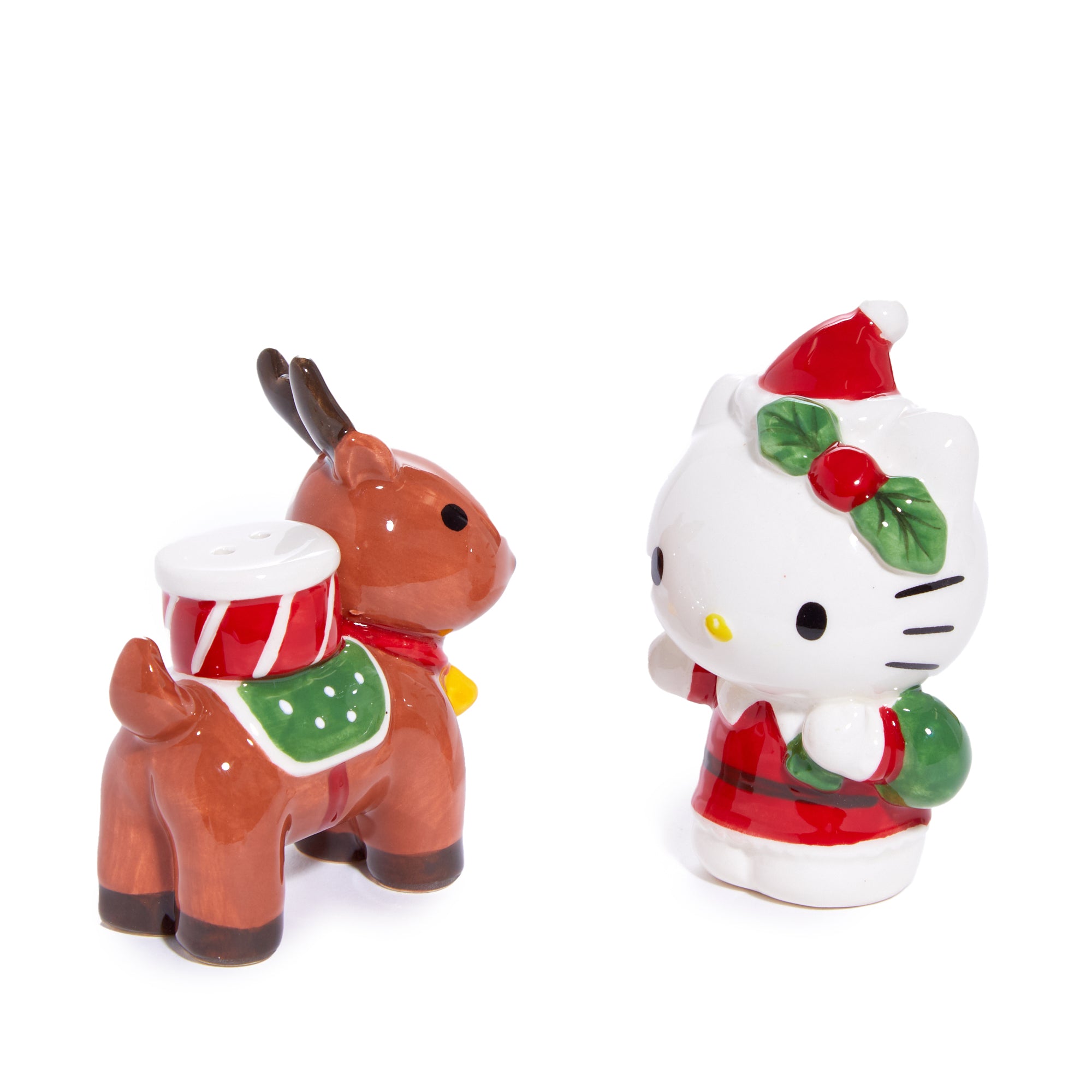 Hello Kitty Ceramic Holiday Salt & Pepper Set (Reindeer Friend) Cheap Sale With Credit Card