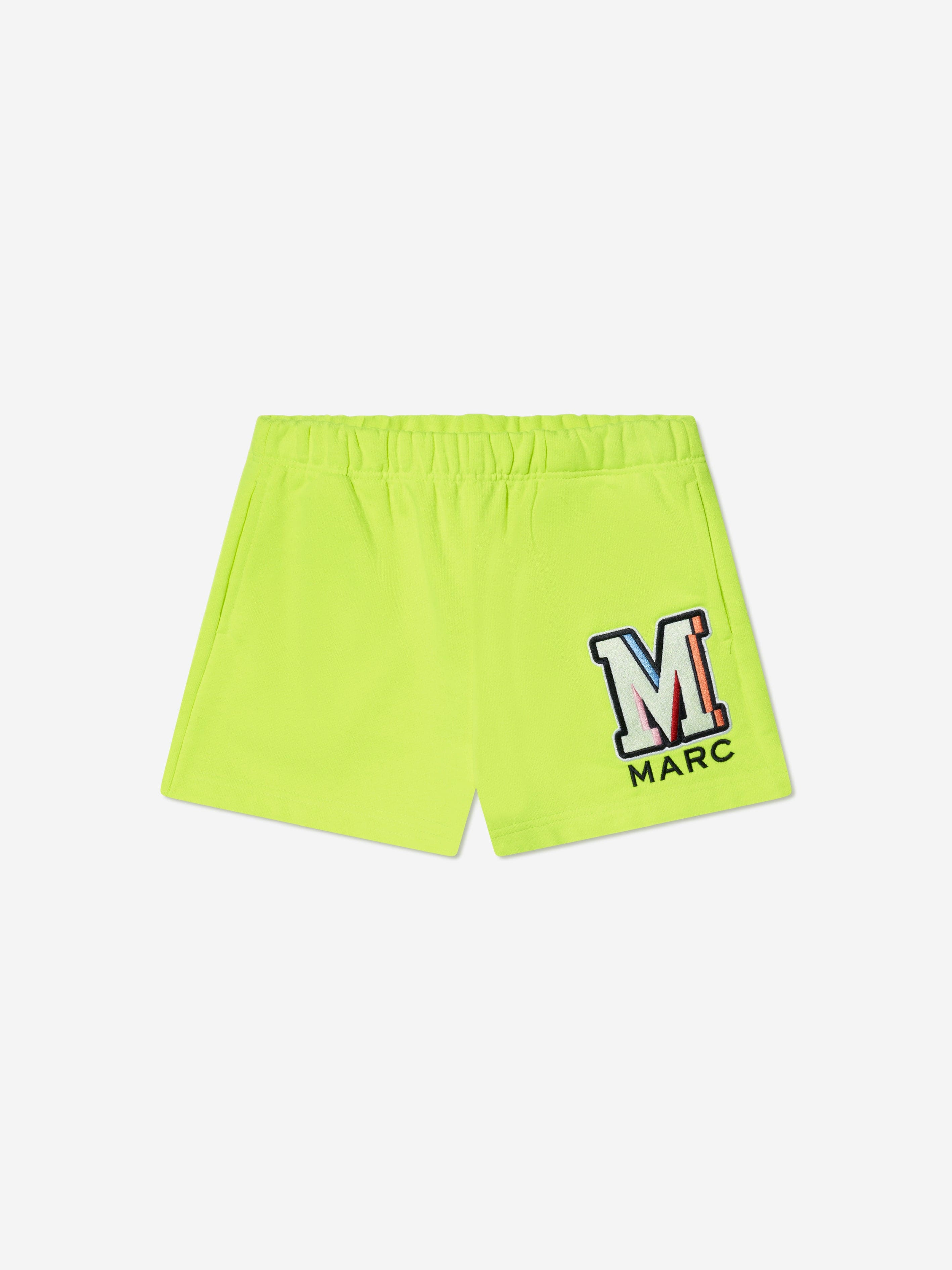 MARC JACOBS Girls Logo Shorts in Green Shop For Online