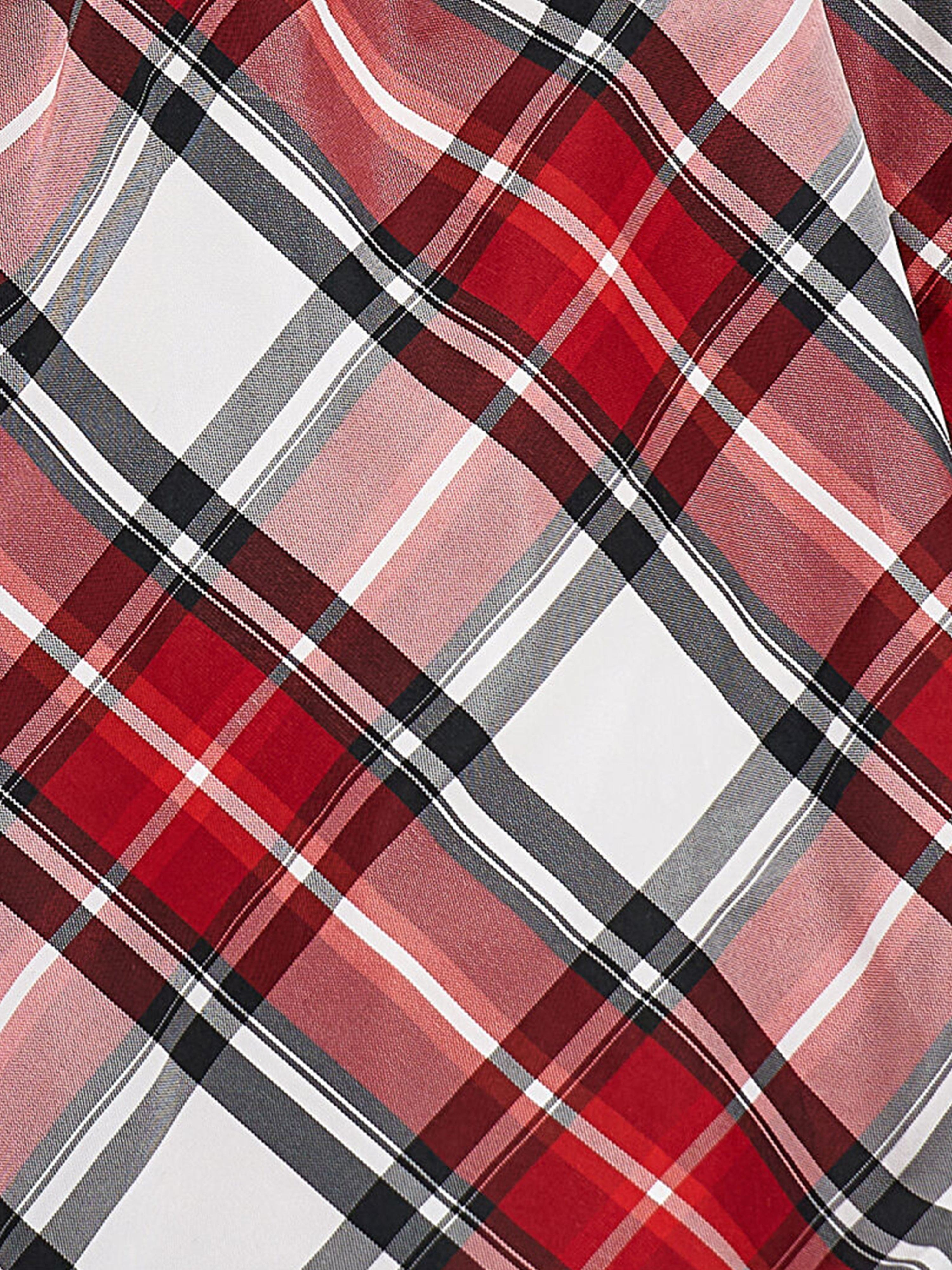 Monnalisa Girls Tartan Taffeta Balloon Skirt in Red Nicekicks Cheap Pice