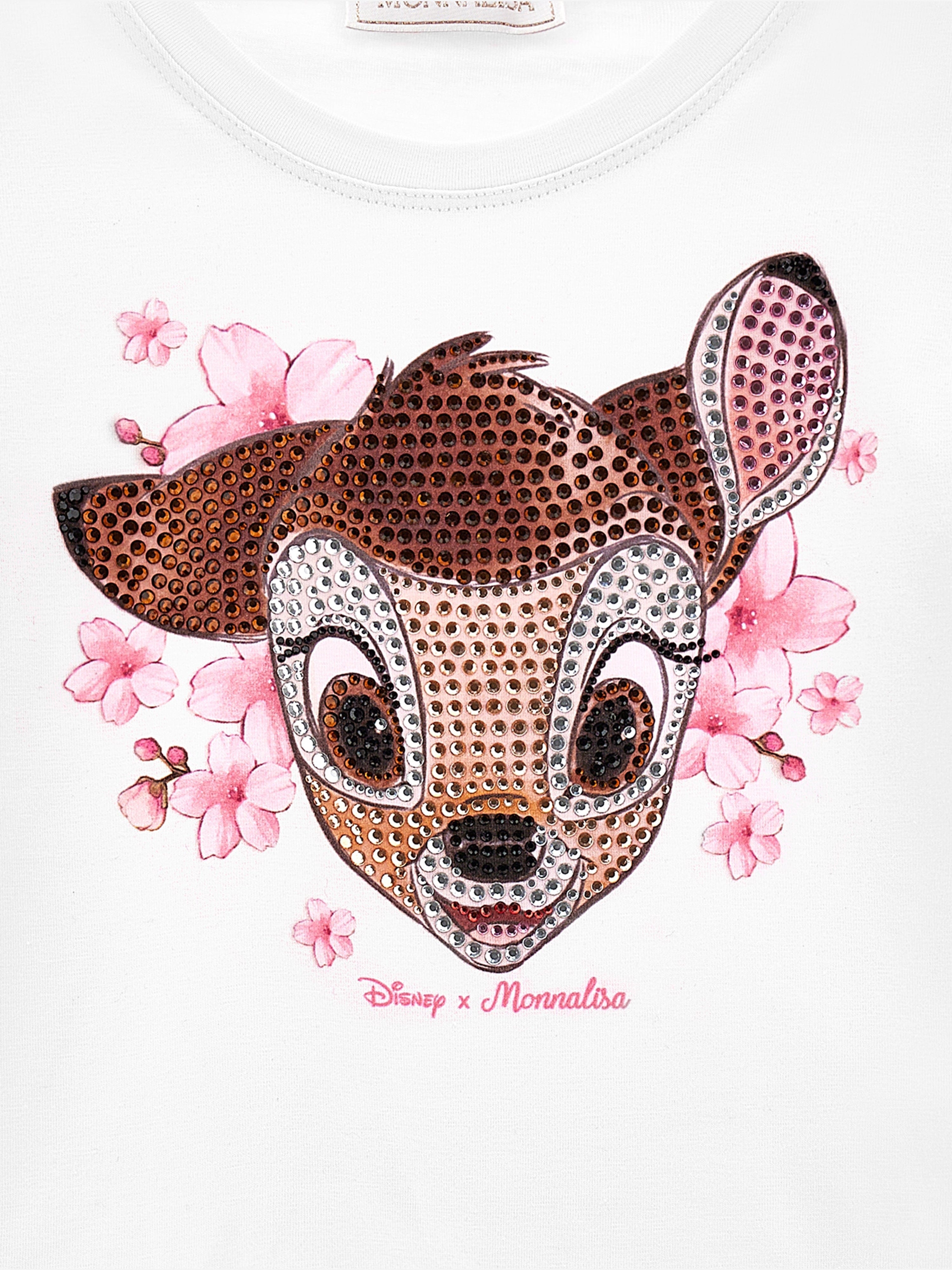 Girls Bambi T-Shirt in White Sale Best Sale
