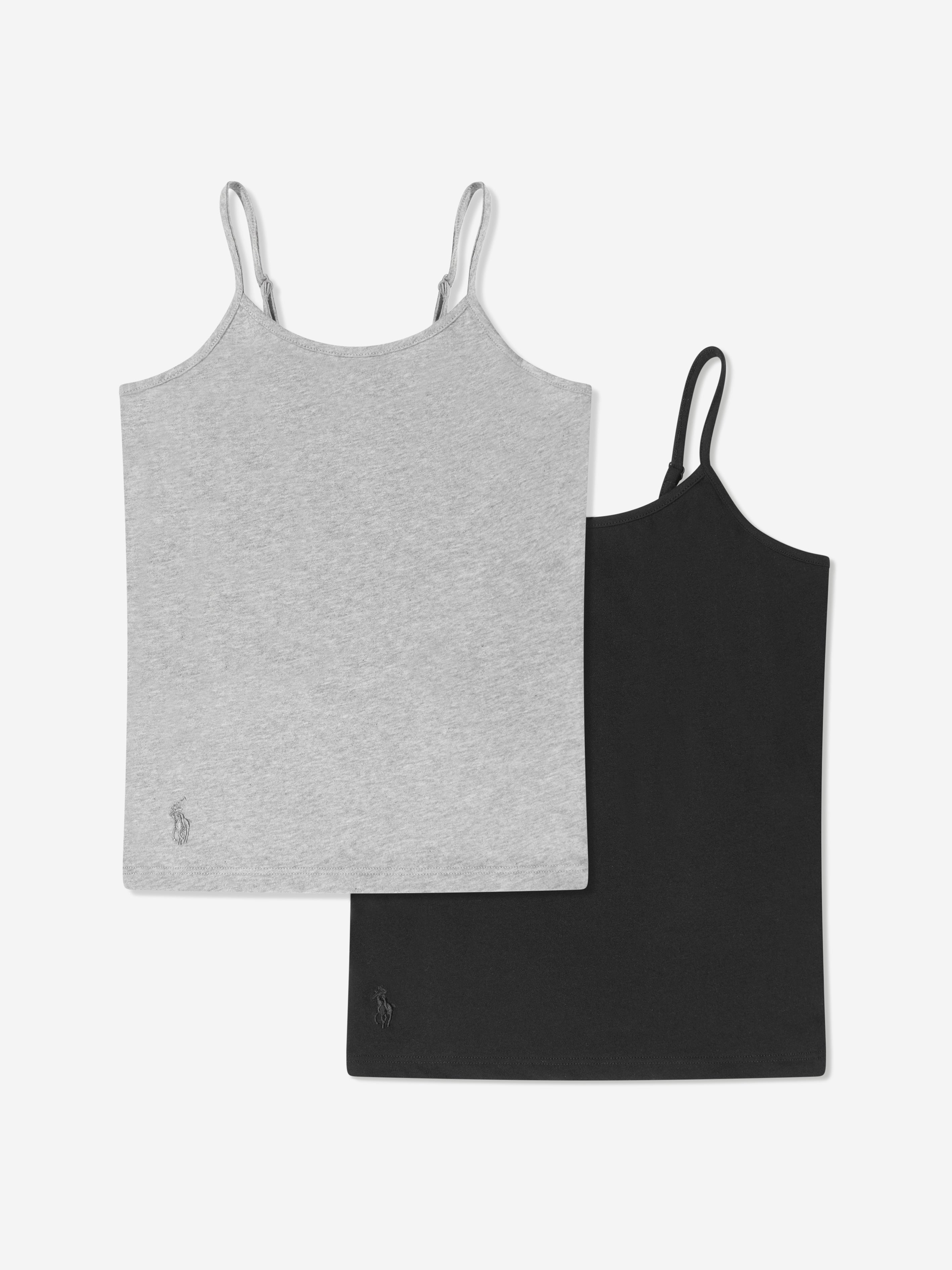 Ralph Lauren Girls 2 Pack Camisole Set in Black Discount Exclusive