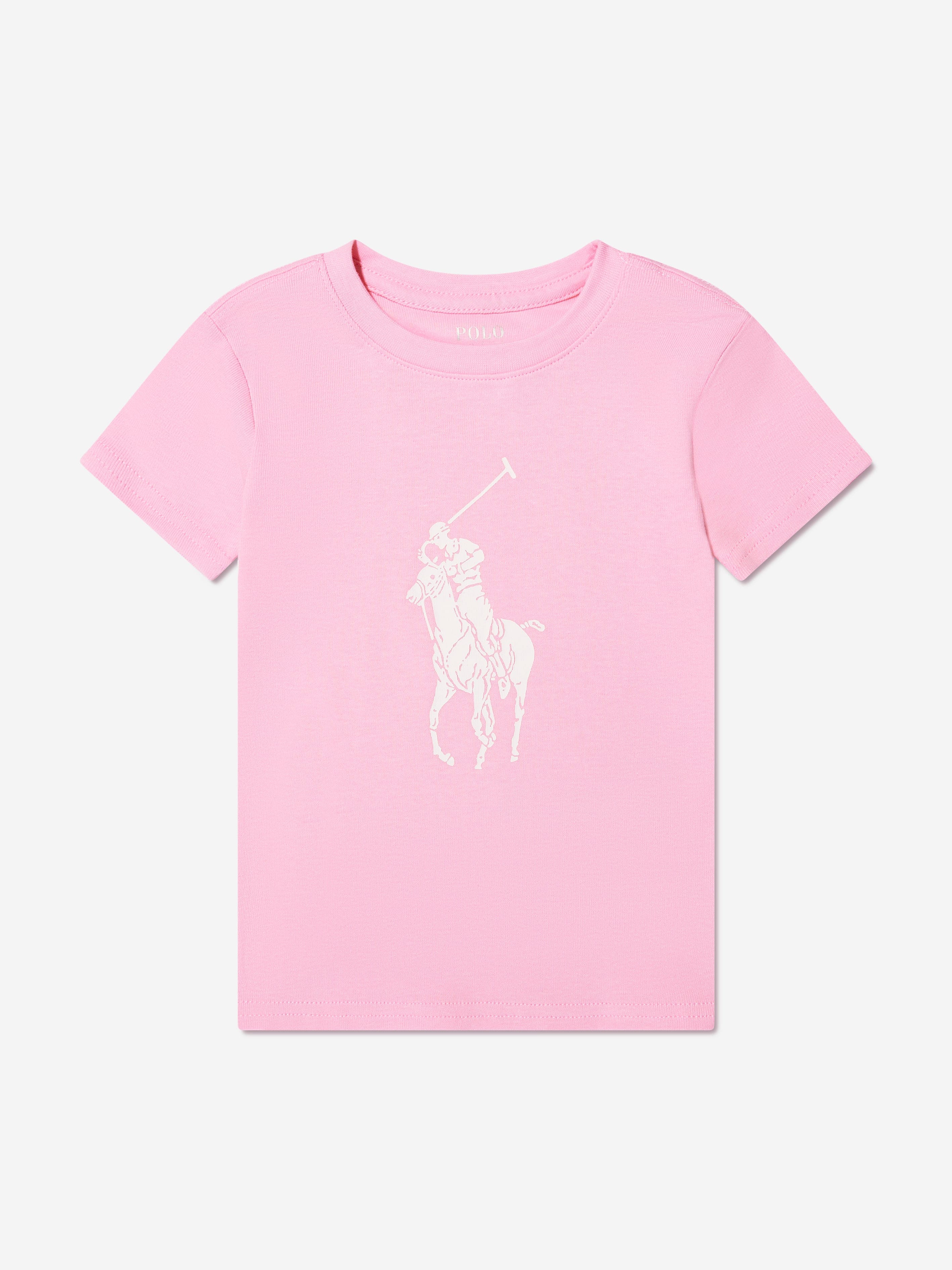 Ralph Lauren Girls T-Shirt And Shorts Pyjama Set in Pink Online Cheap Quality
