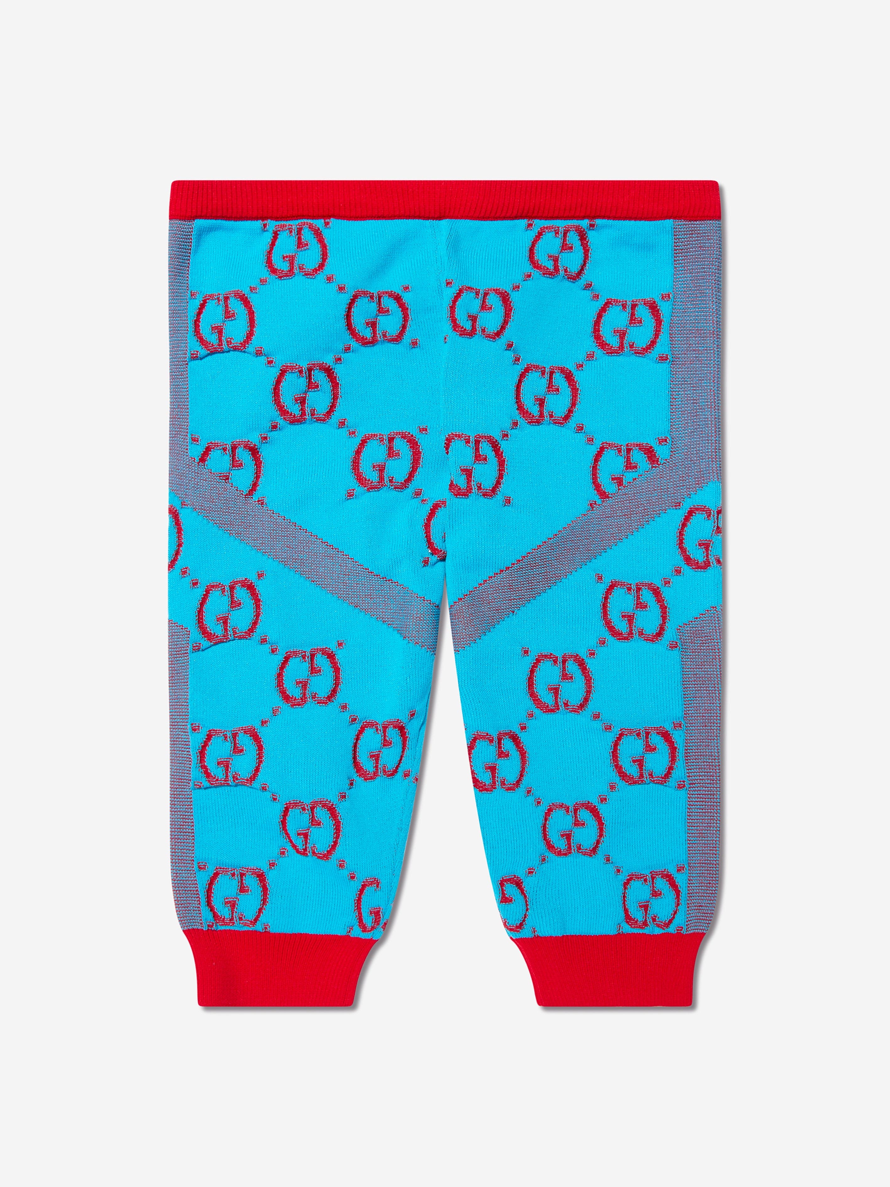Gucci Baby Girls GG Logo Leggings in Blue Free Shipping 2025