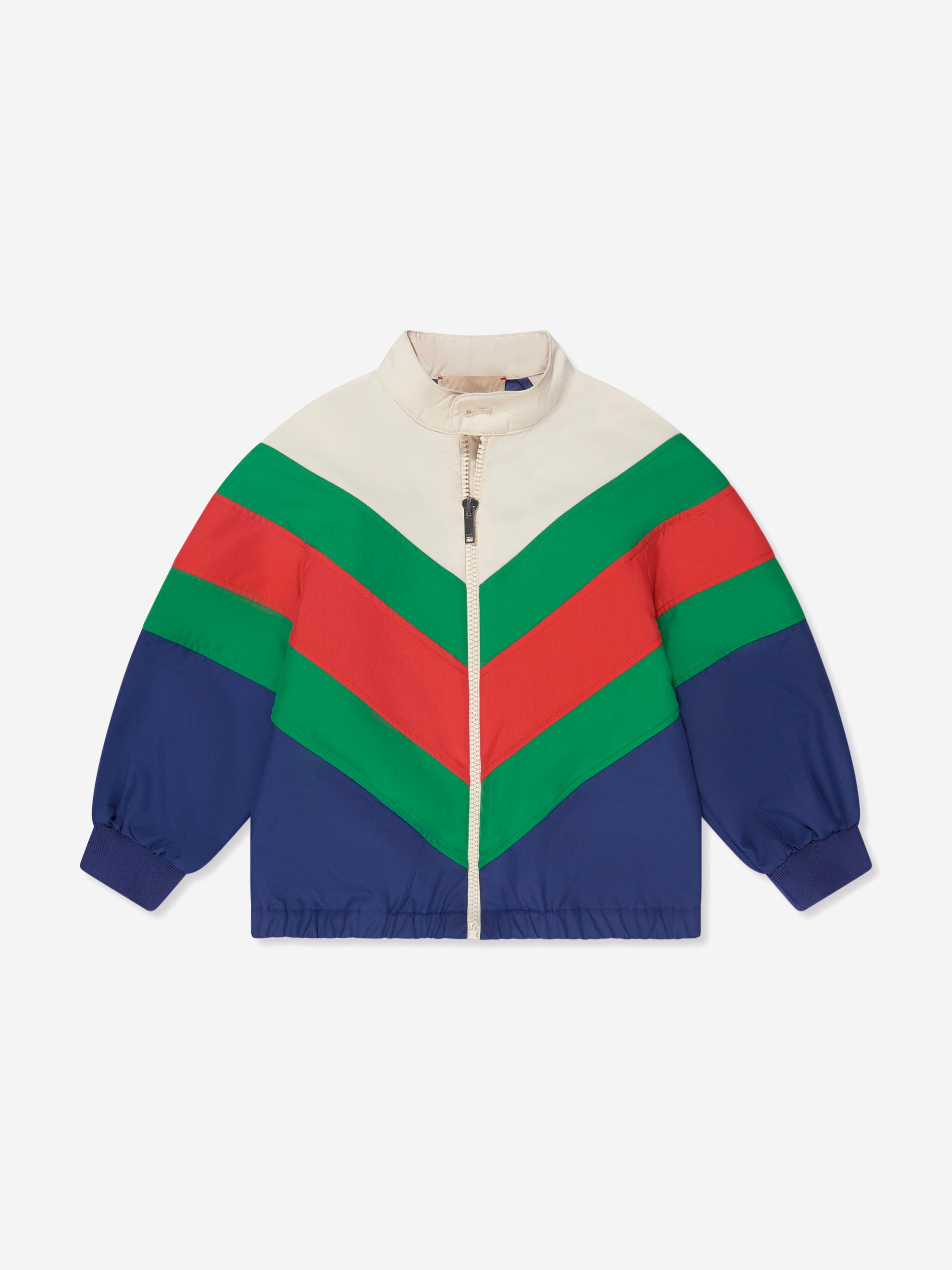Gucci Girls Chevron Zip Up Jacket in Multicolour Cheap Discounts
