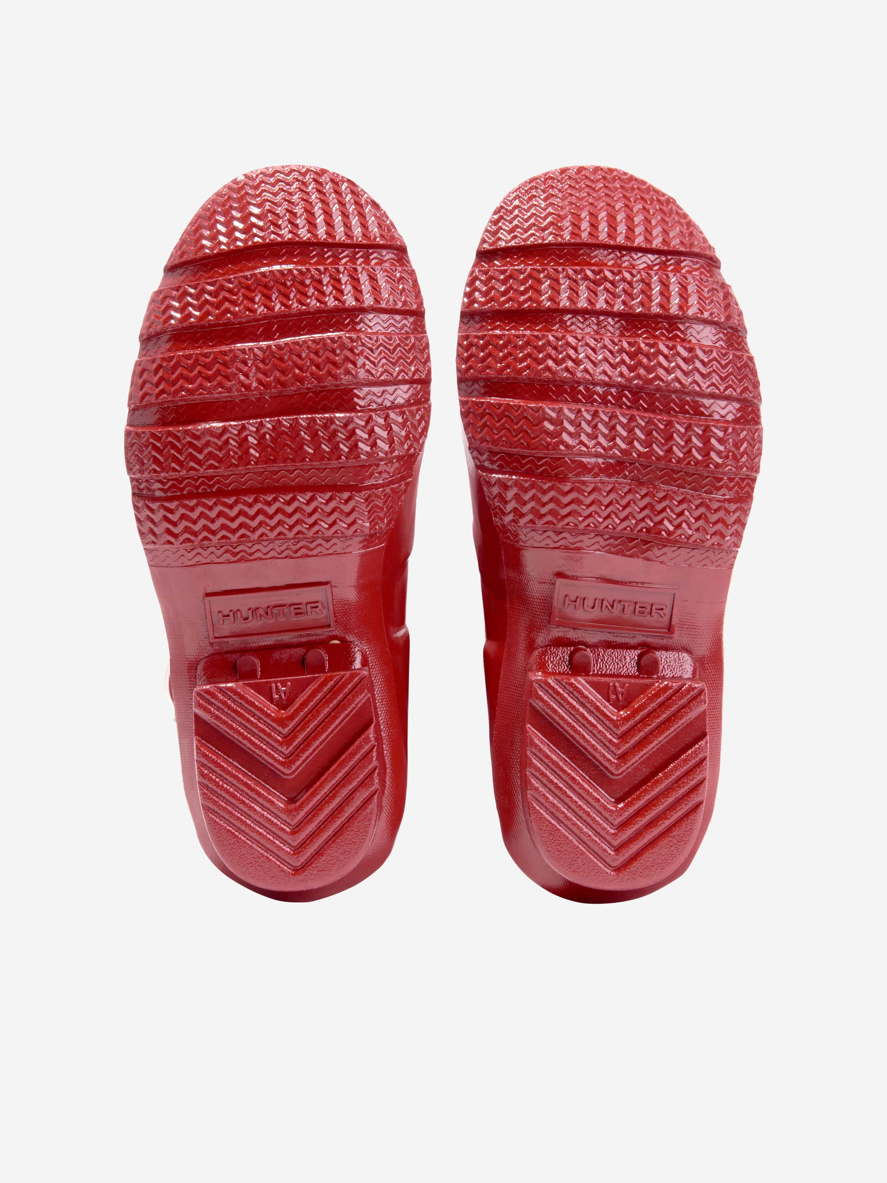 Hunter Kids Original Gloss Wellington Boots in Red Huge Surprise For Sale