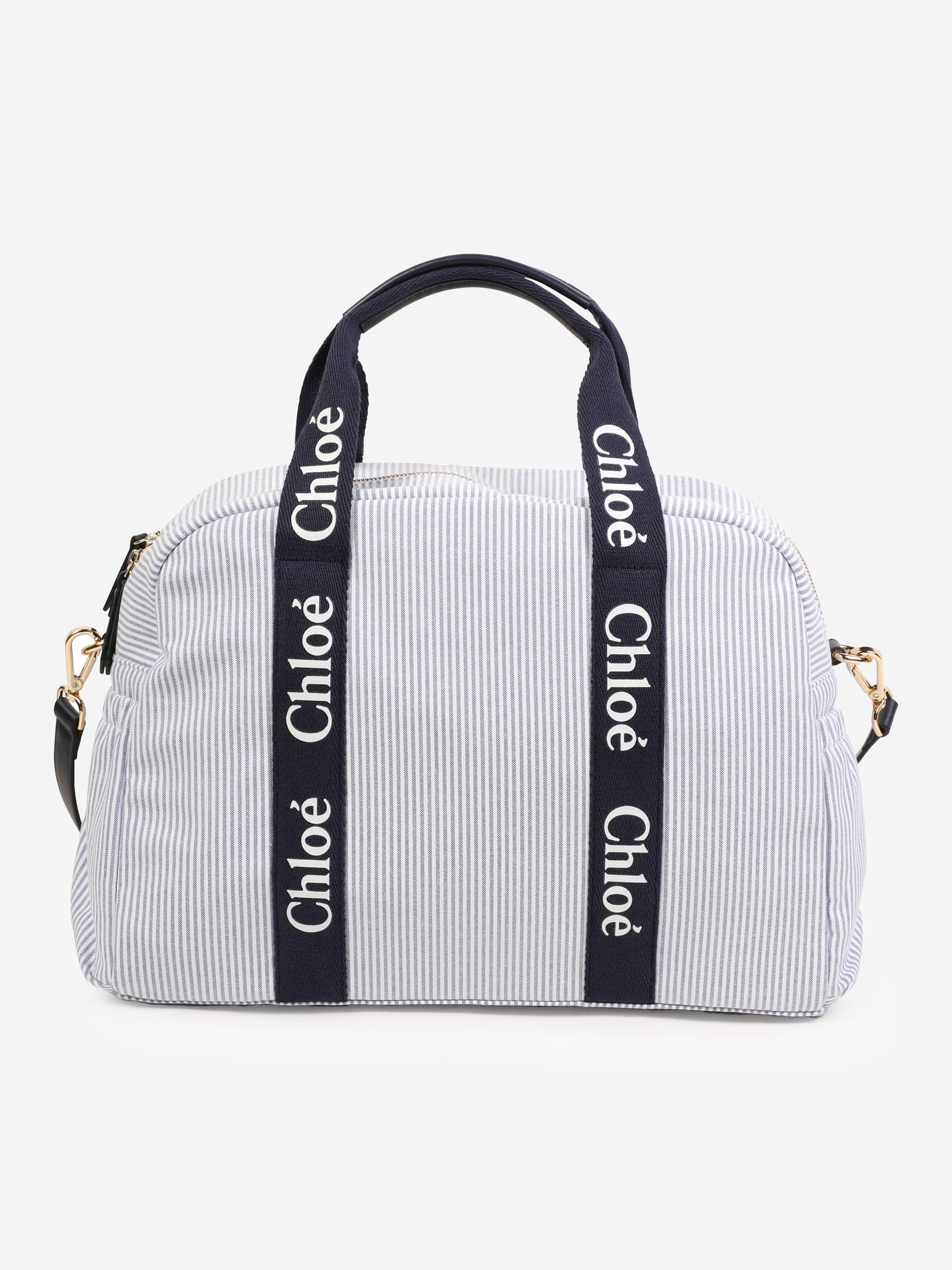 Chlo¨¦ Baby Striped Changing Bag in Navy (41cm) Limited Edition Online