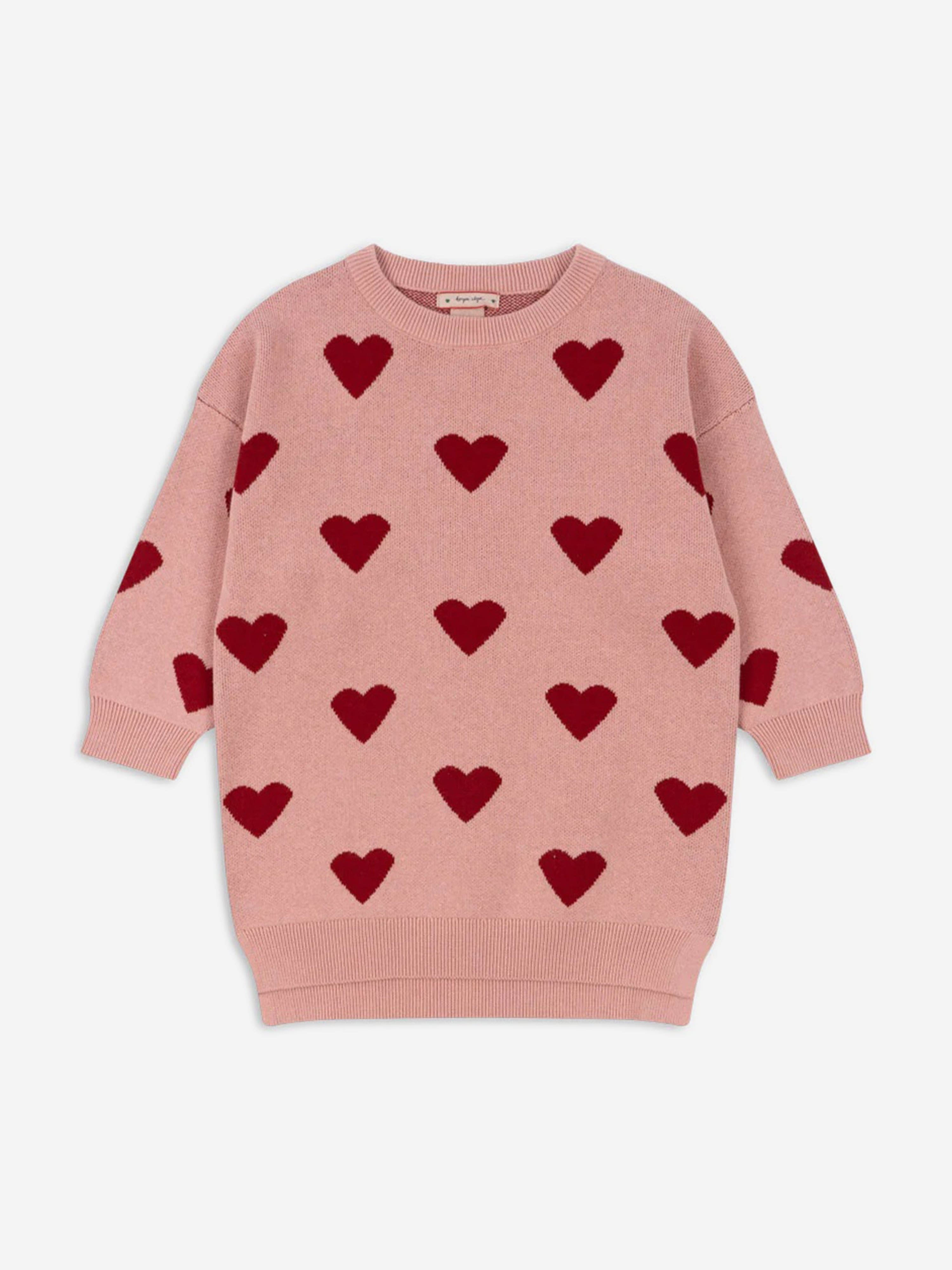 Konges Sljd Girls Lapis Knitted Dress in Pink Order Cheap Pice