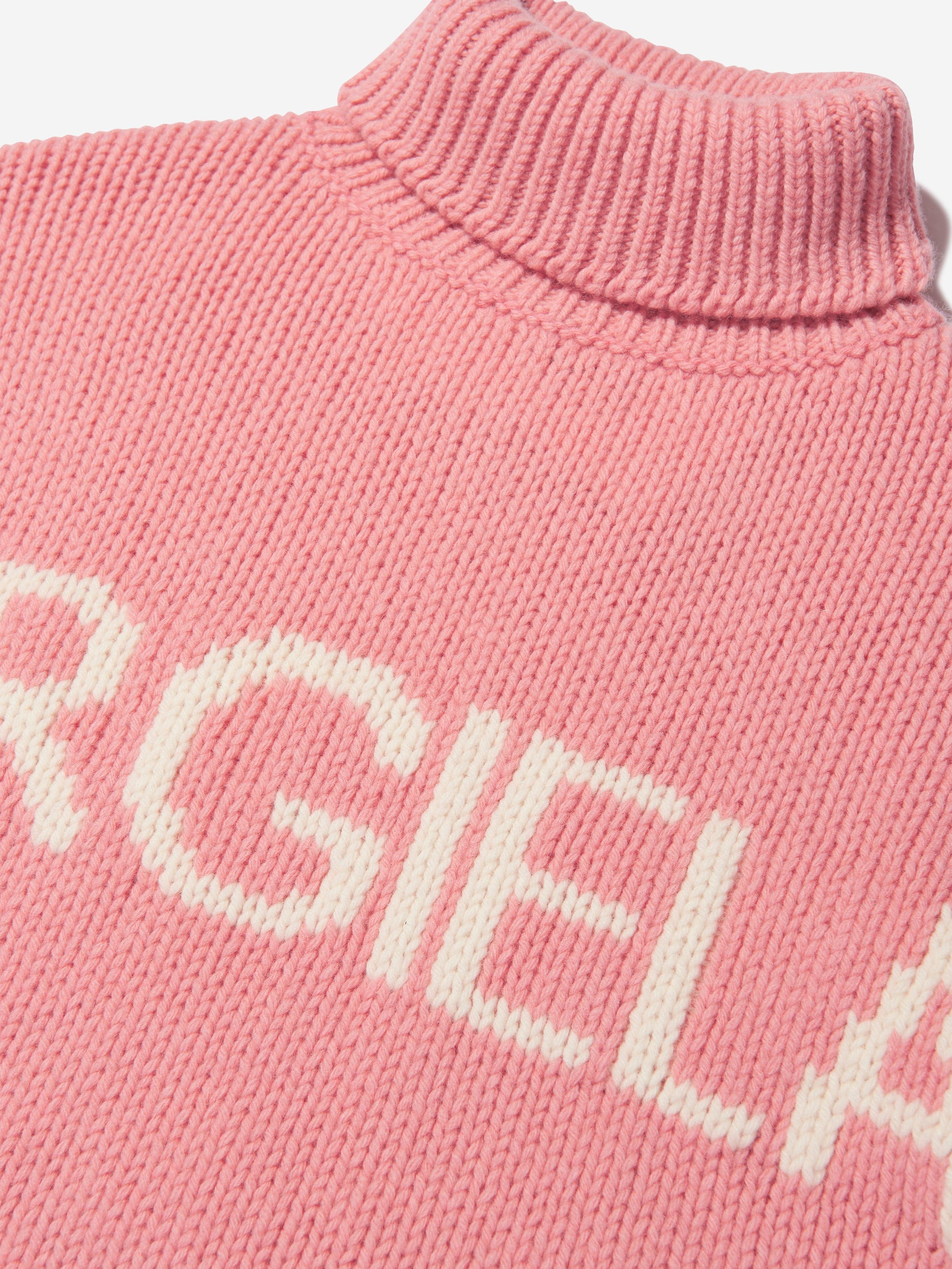 MM6 Maison Margiela Kids Logo Knitted Rollneck Jumper Get To Buy