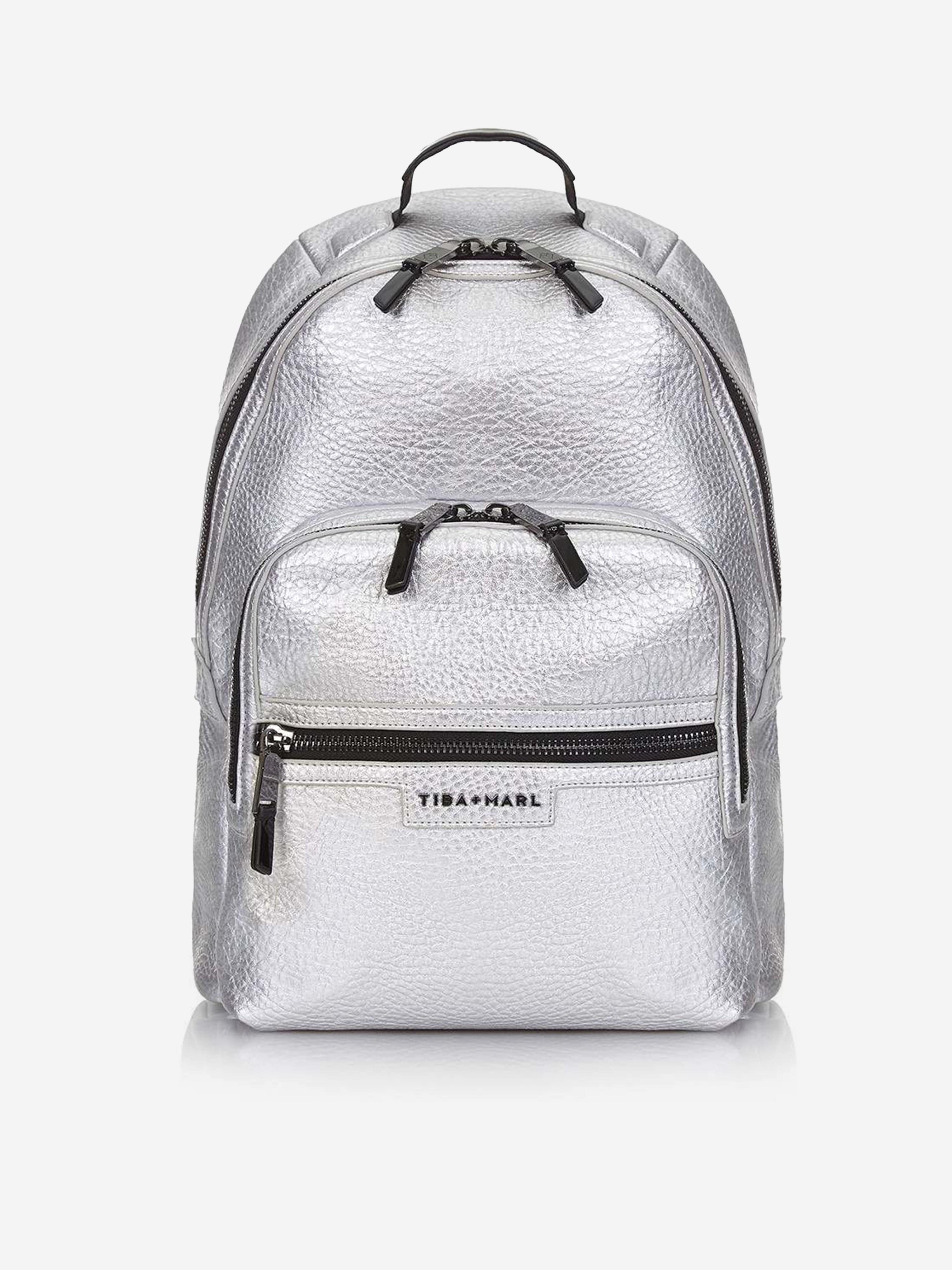 Tiba + Marl Baby Elwood Changing Backpack in Silver (42cm) Find Great For Sale