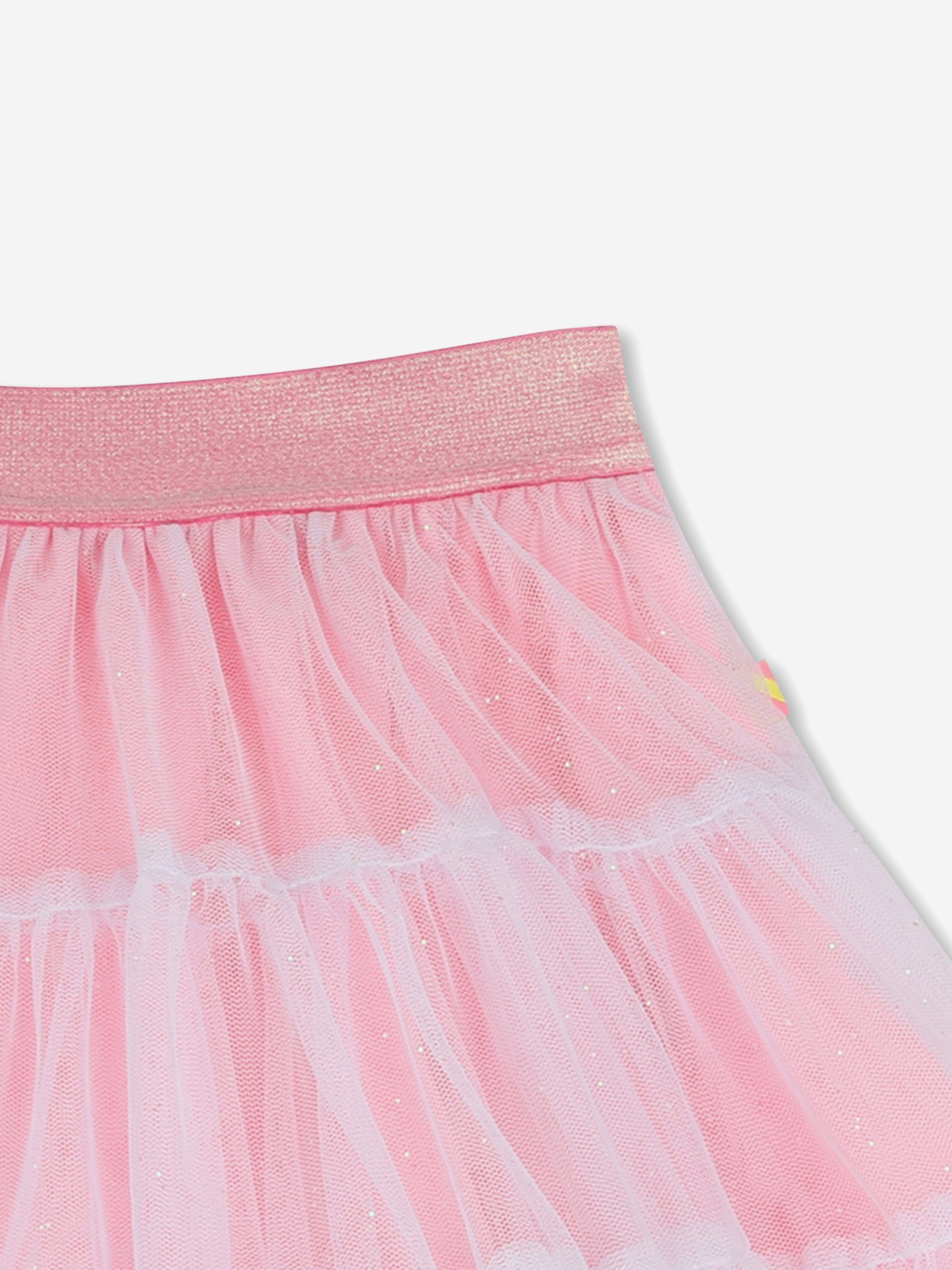 Girls Glitter Tulle Skirt in Pink Clearance Pirce Sale