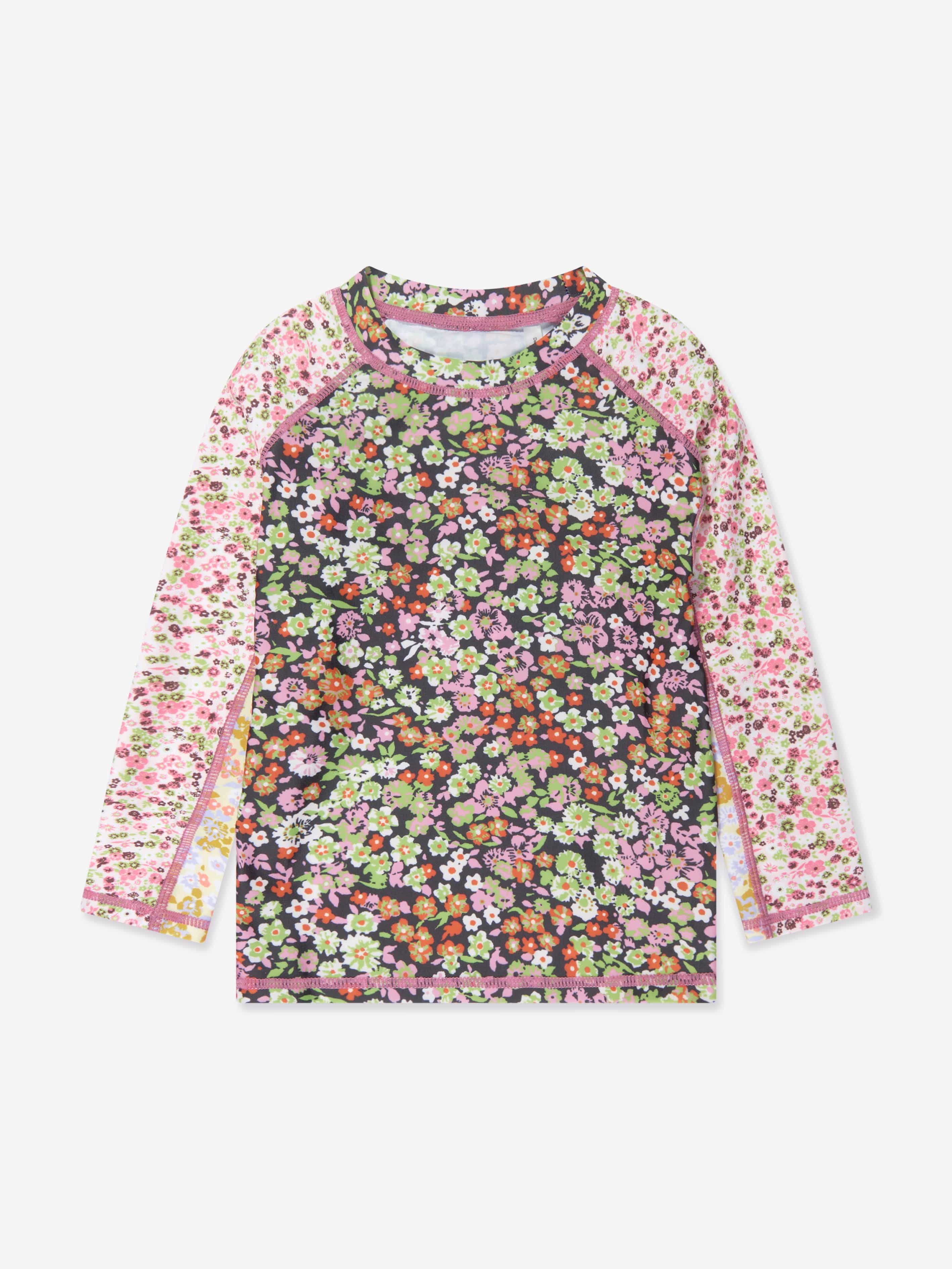 Molo Girls Long Sleeve Neptune Swim Top In Multicolour Buy Cheap Browse