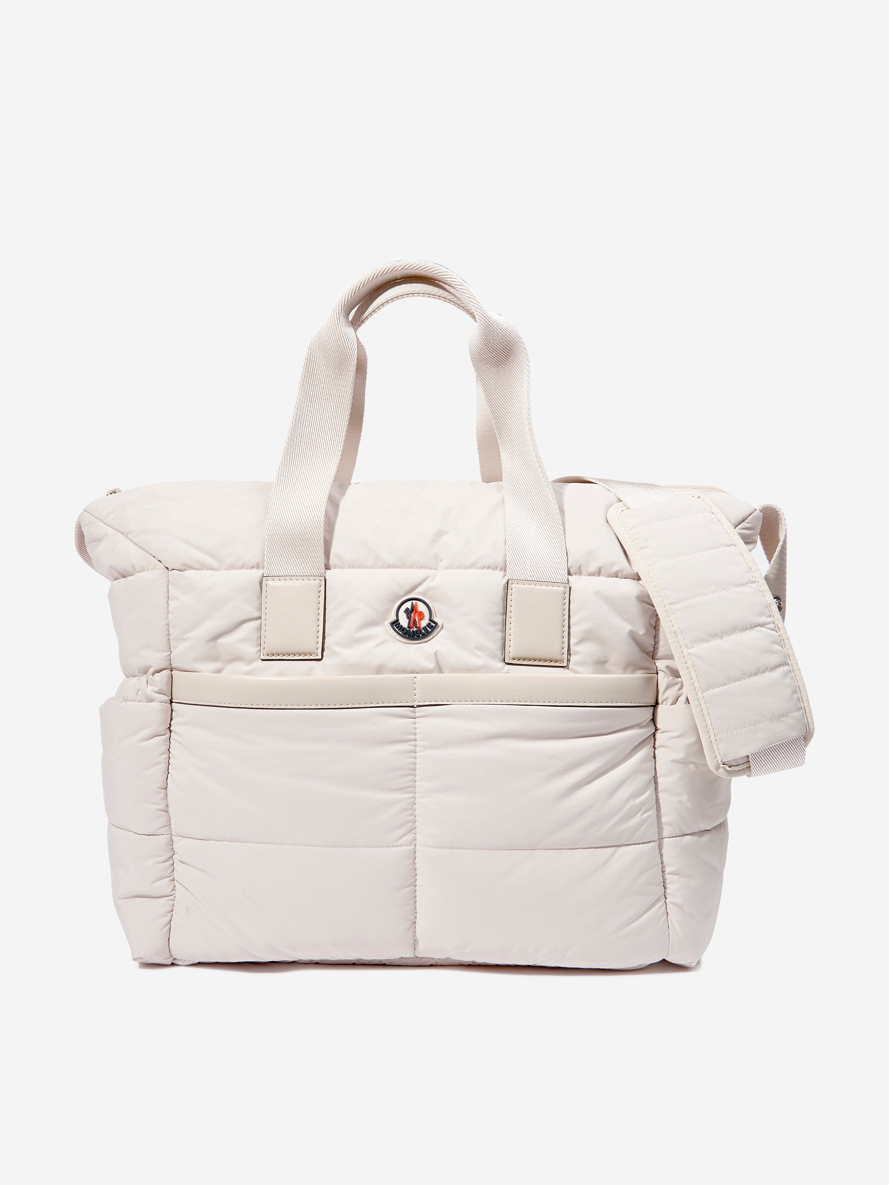 Moncler Enfant Baby Padded Changing Bag in Ivory (38cm) Cheap Purchase