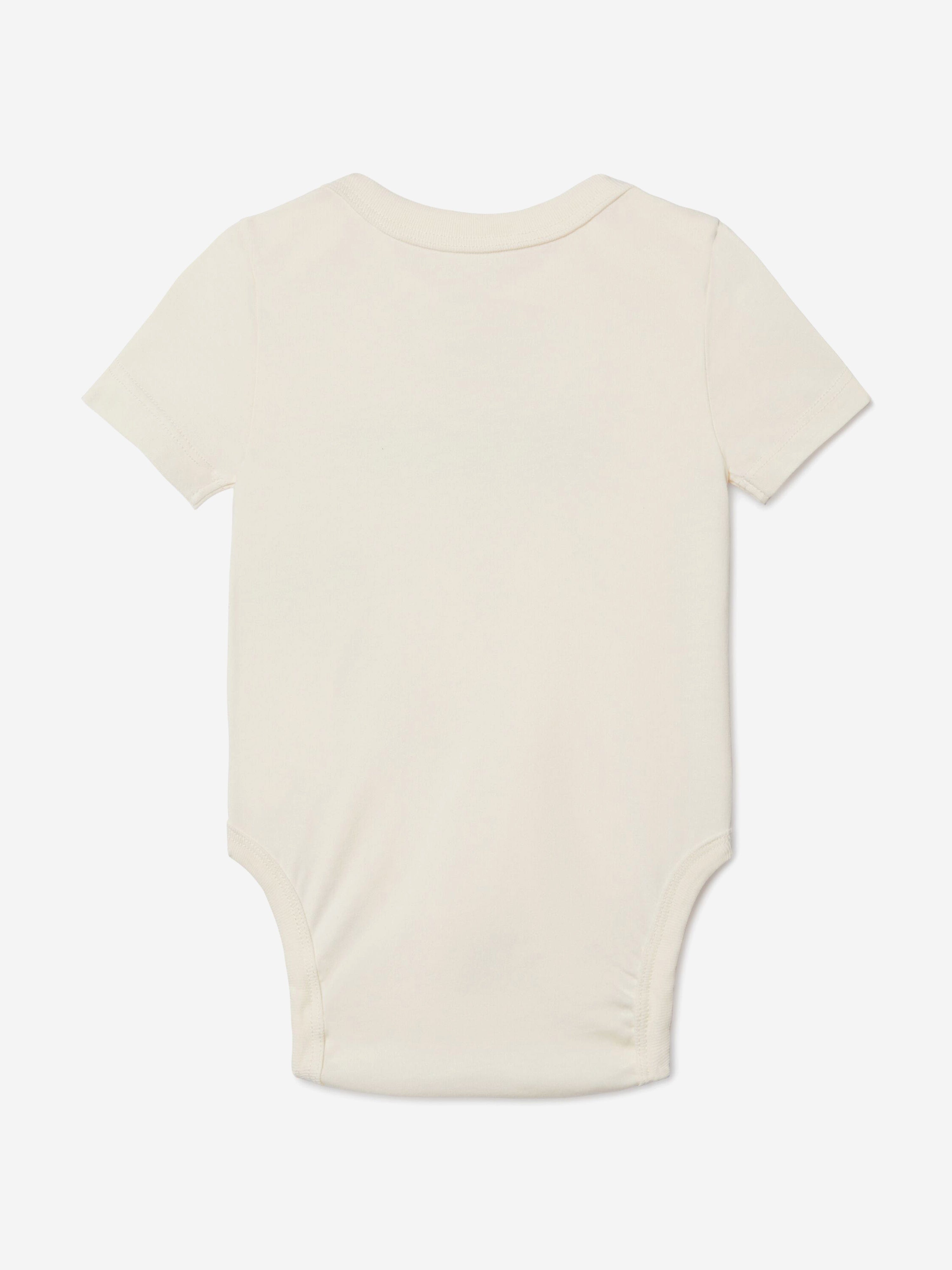 Off-White Baby Bookish Crazy 3 Pack Bodysuit Set in Multicolour Outlet Shop