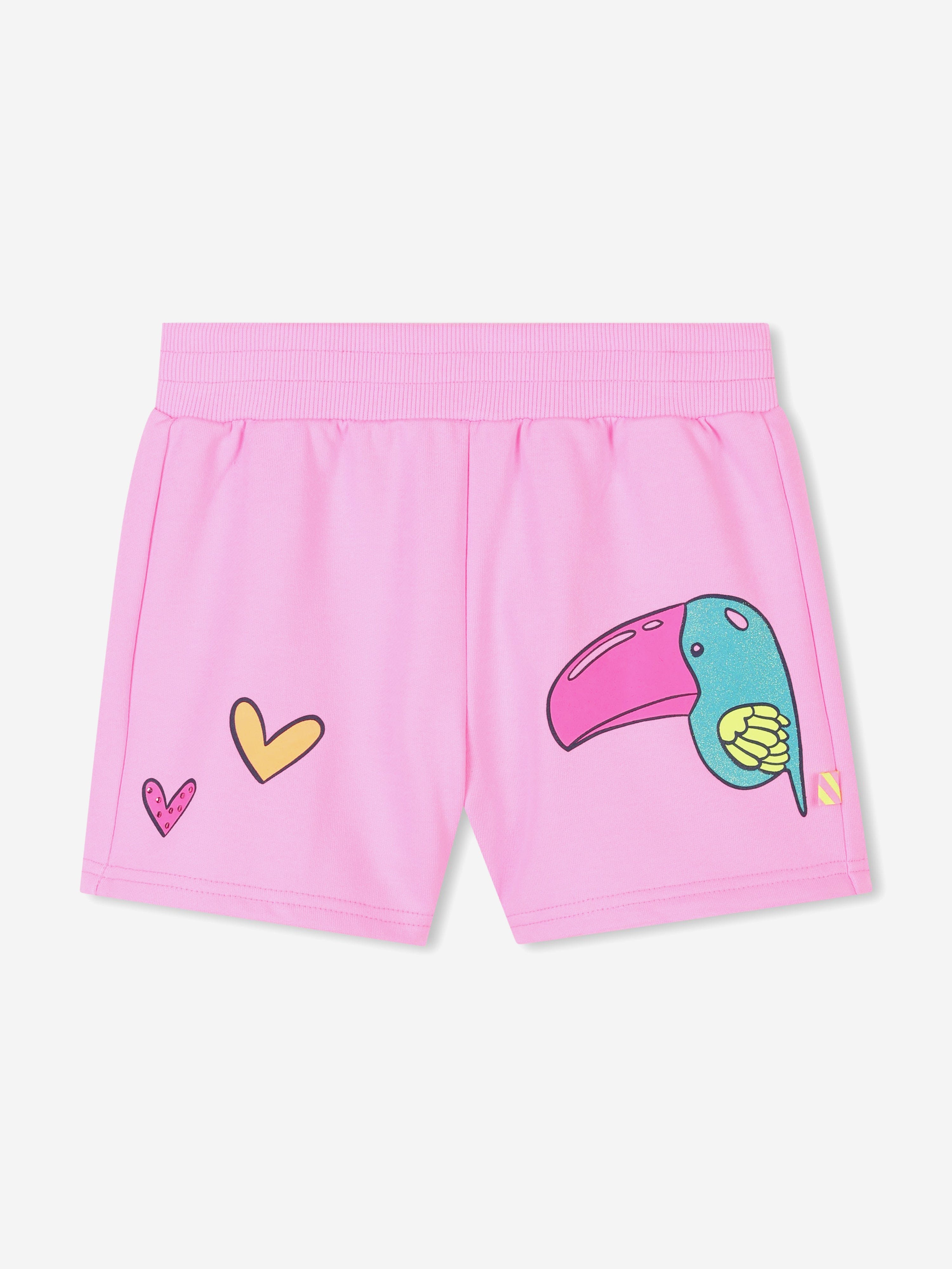 Girls Illustrated Shorts in Pink Discount Low Cost