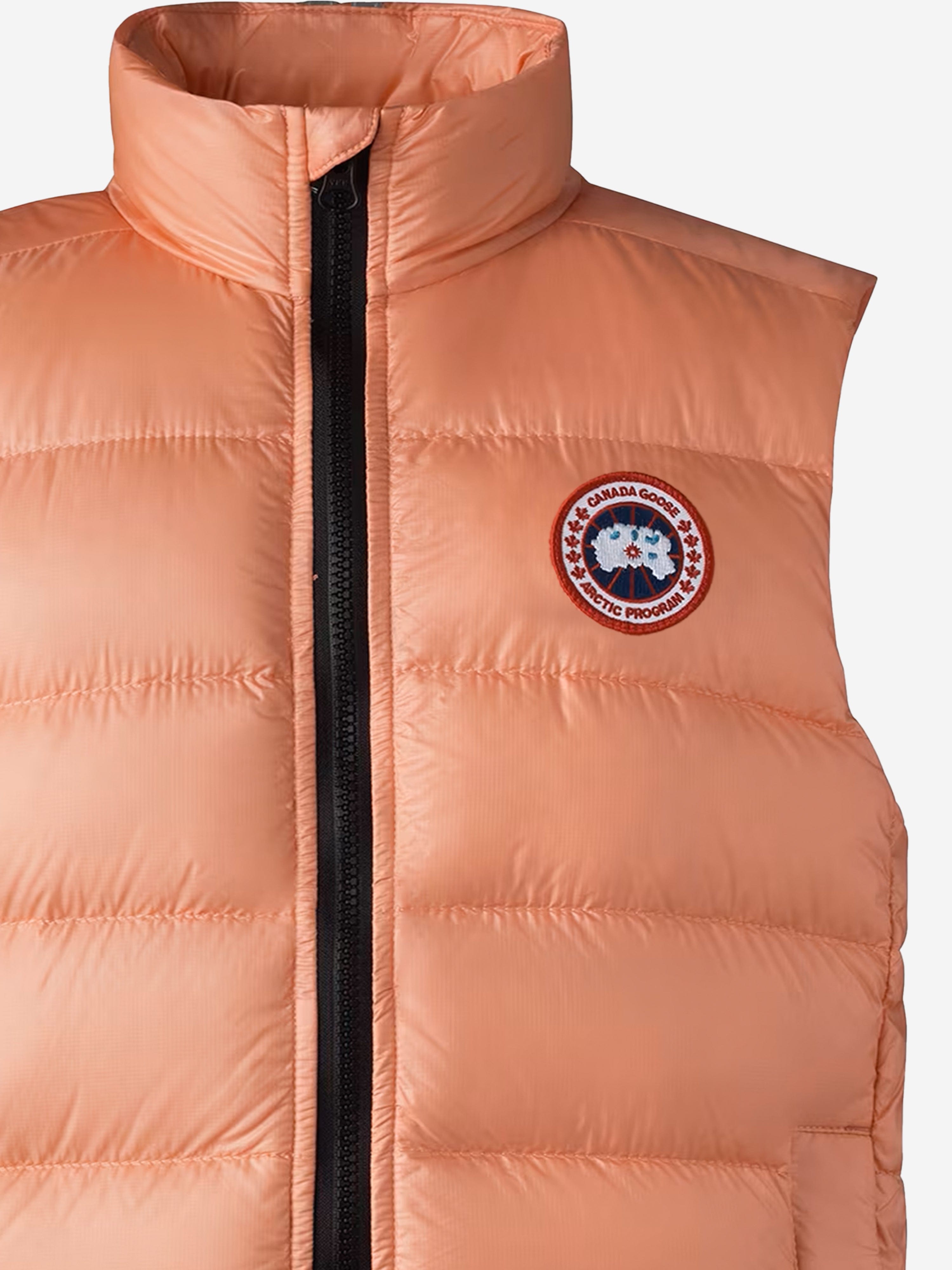 Canada Goose Girls Down Padded Crofton Gilet in Pink Very Cheap