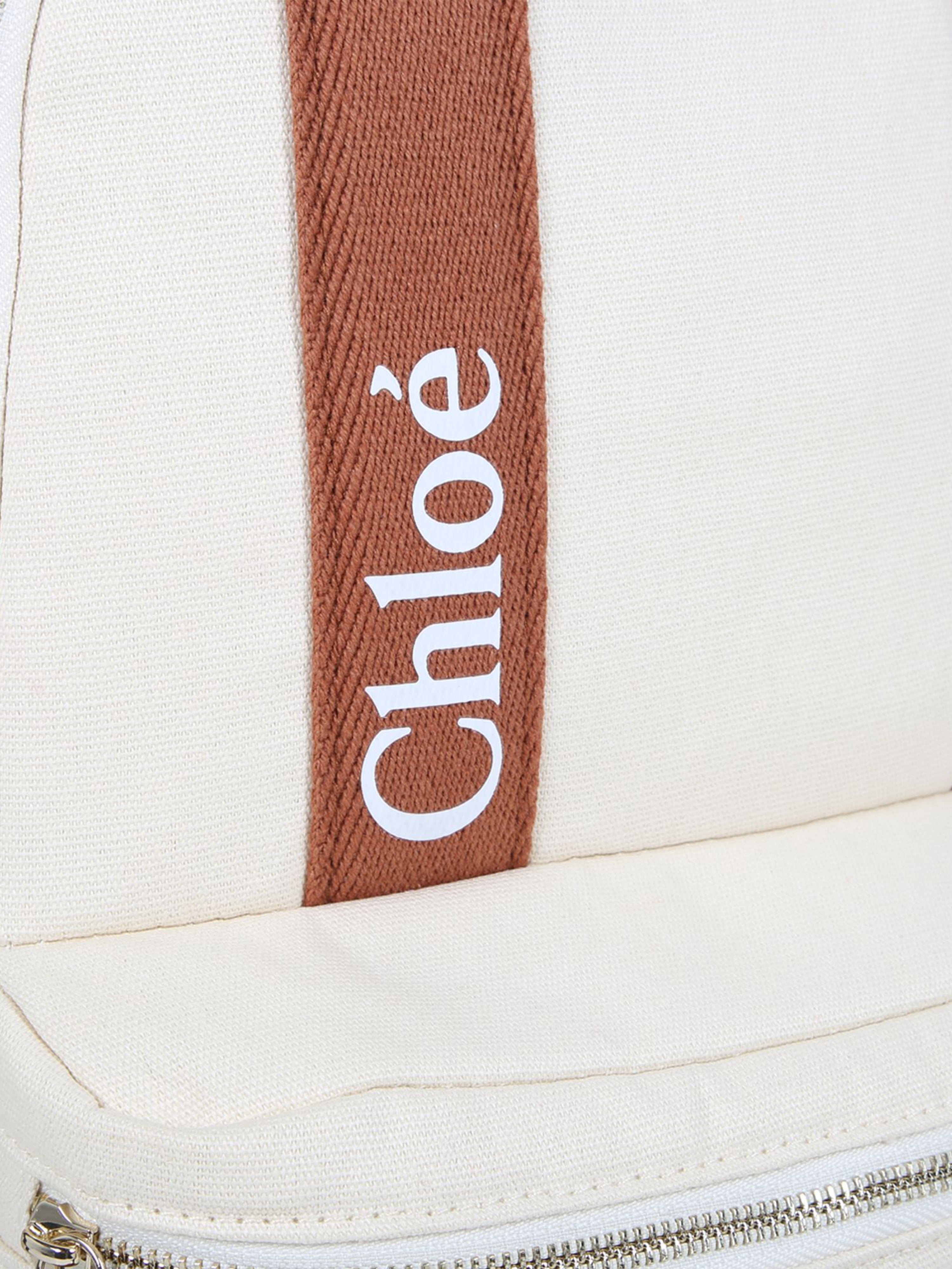 Chlo¨¦ Baby Backpack Changing Bag in White (36cm) Free Shipping Sale Online