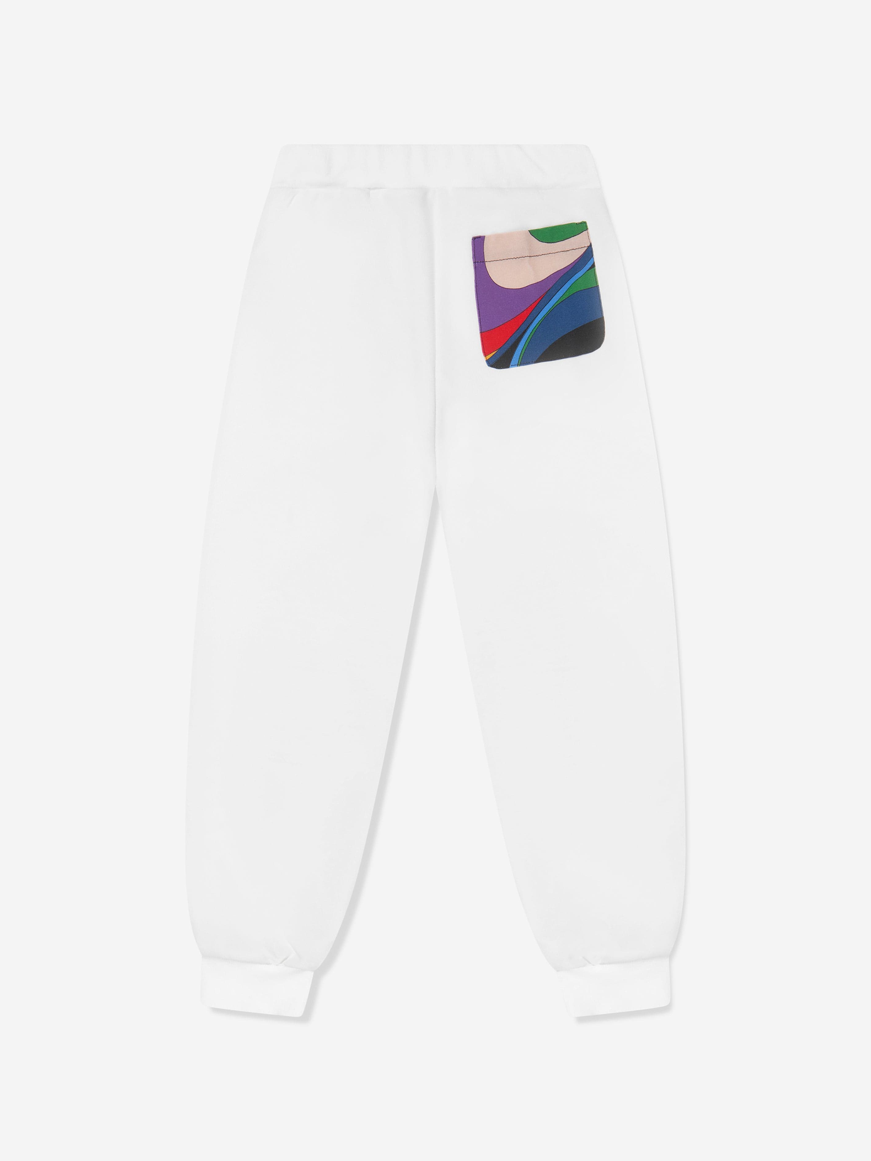 Pucci Girls Logo Joggers in Ivory Fast Delivery Online