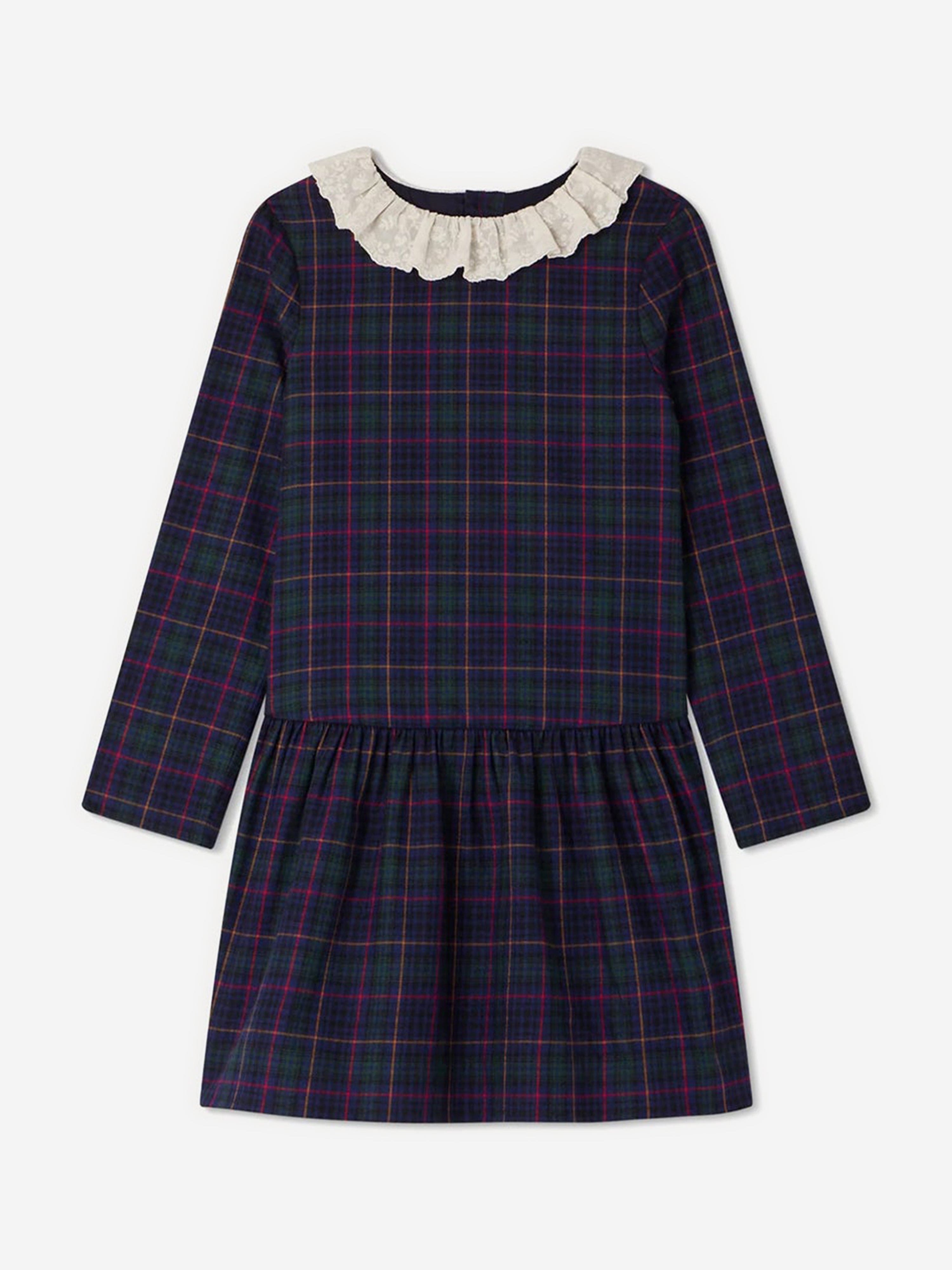 Bonpoint Girls Mariela Dress in Blue How Much For Sale
