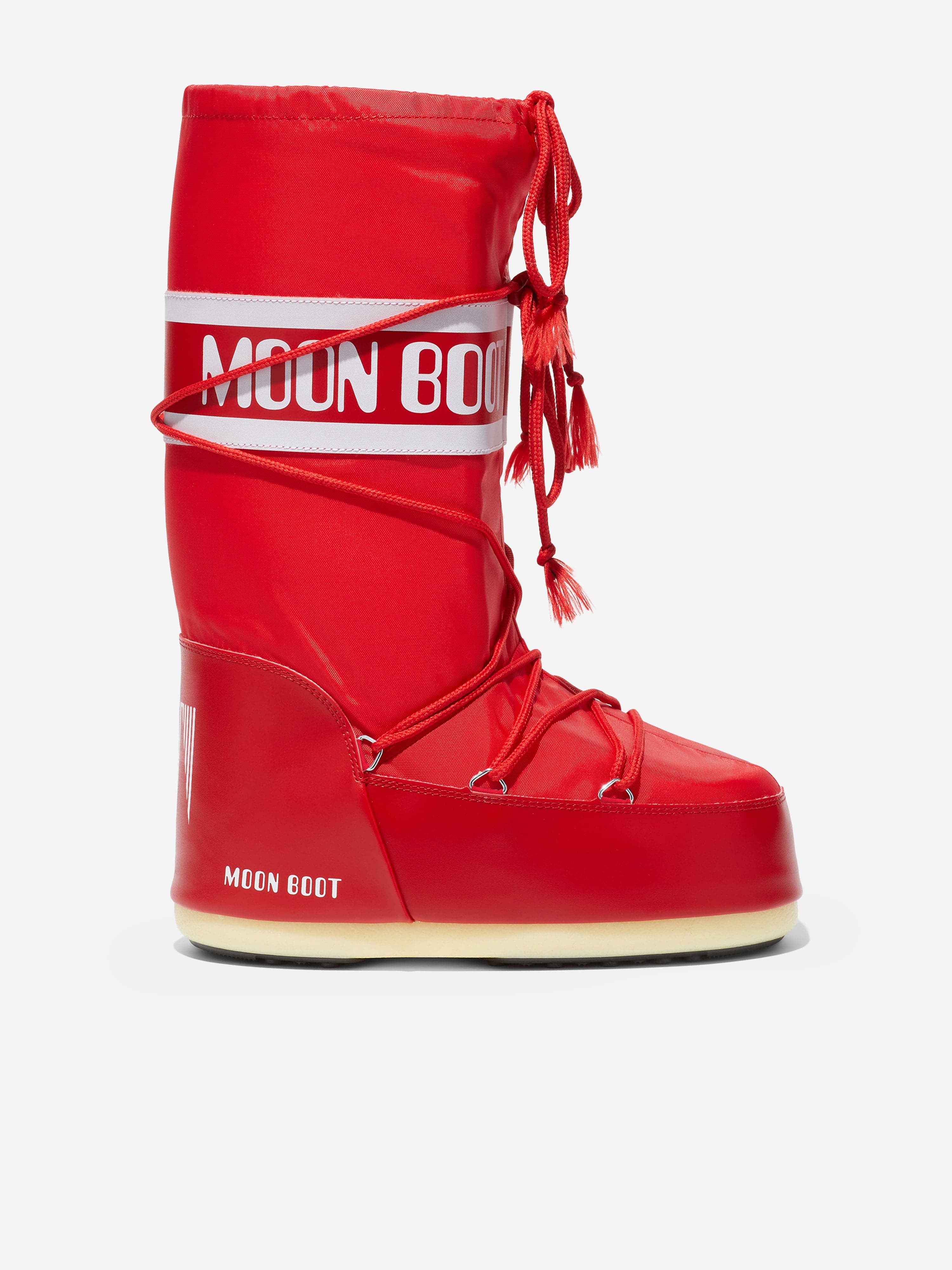Moon Boot Girls Icon Boots in Red Low Cost Sale Online