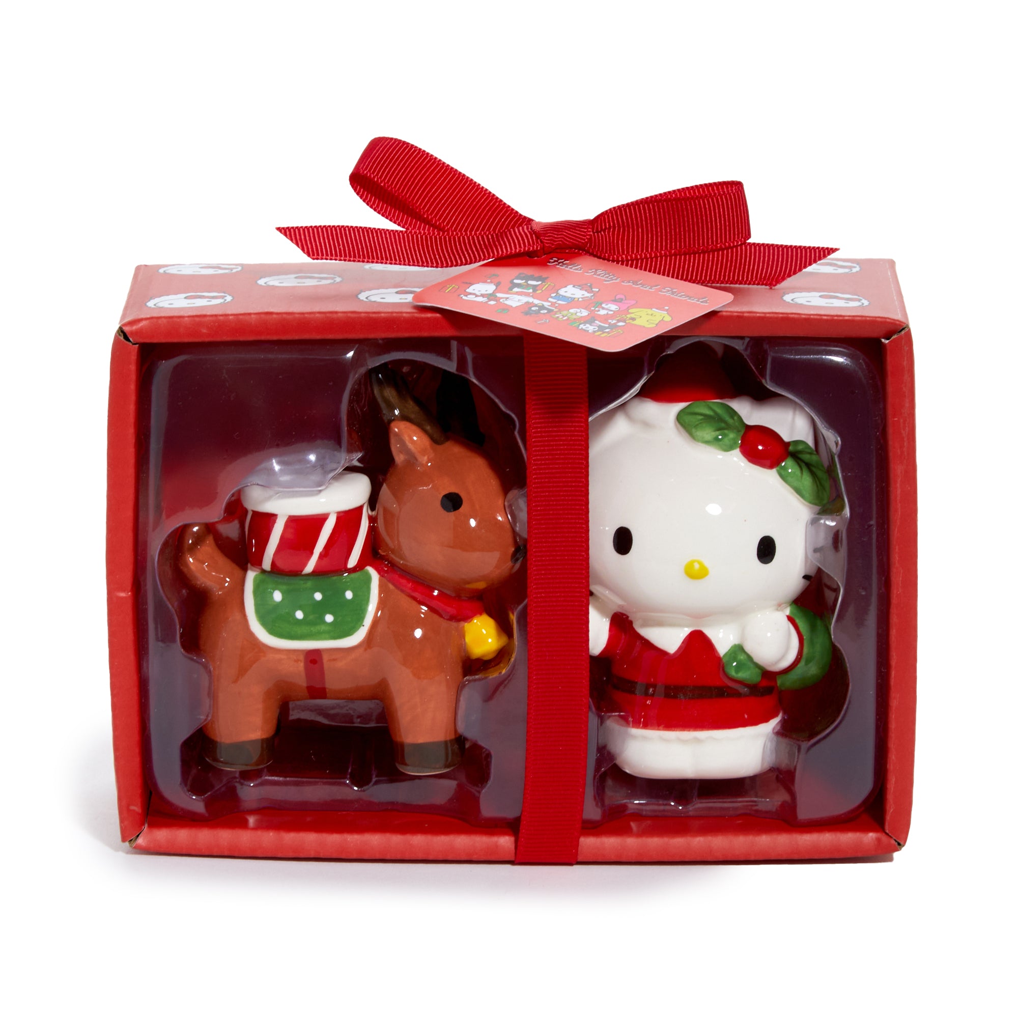 Hello Kitty Ceramic Holiday Salt & Pepper Set (Reindeer Friend) Cheap Sale With Credit Card